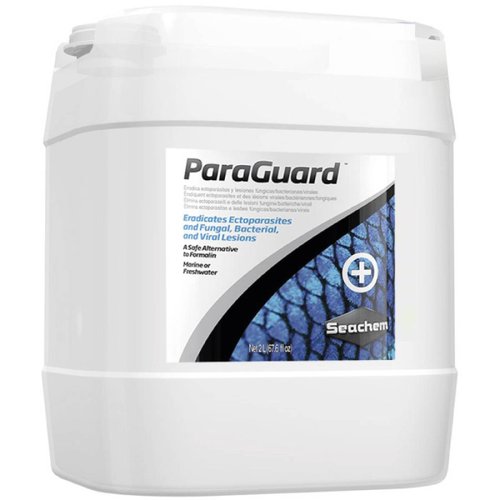 Seachem Paraguard 20 Litros 5.3 Galones Anti-Parasitario para Peces de Agua Dulce y Salada