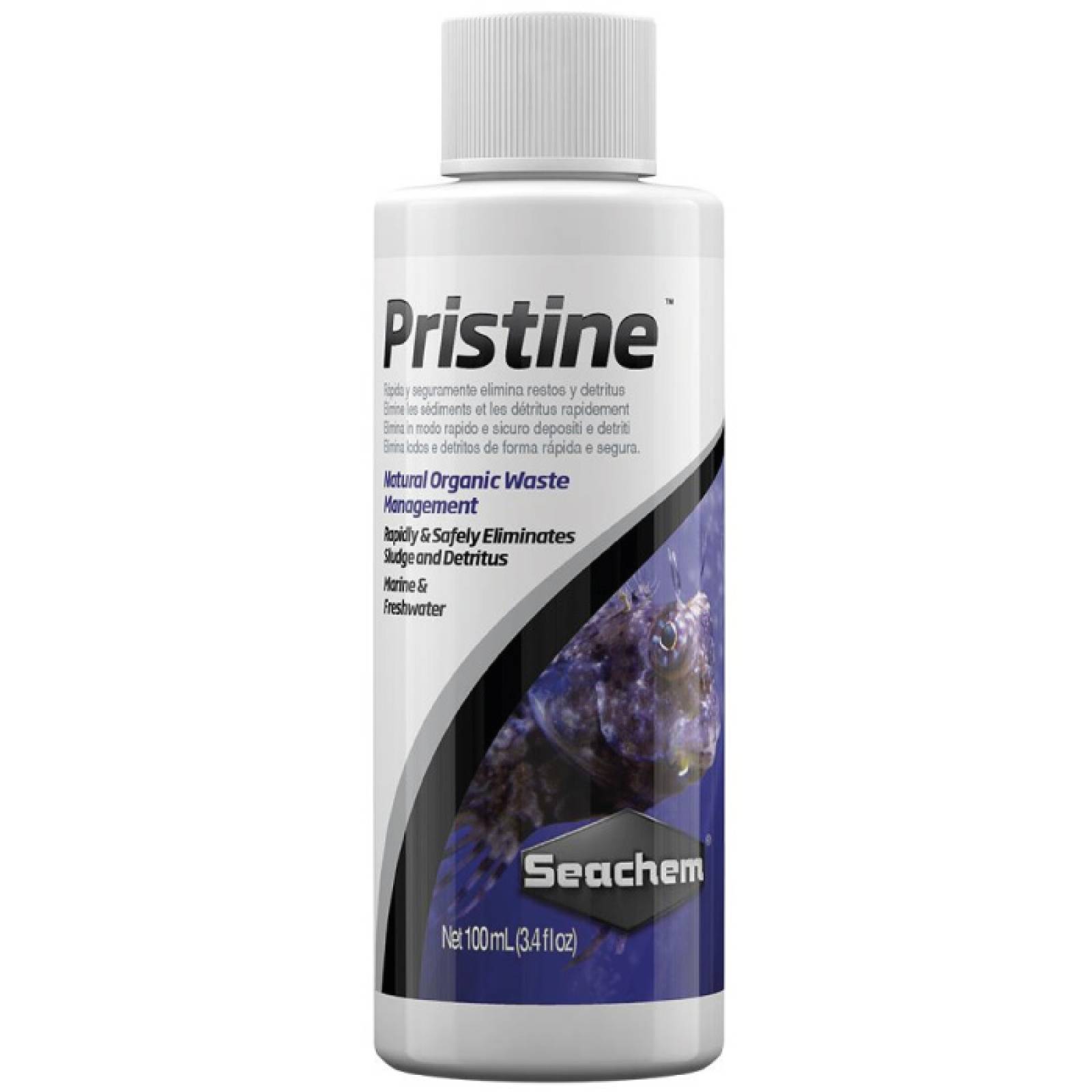 Seachem Pristine 100 Mililitros 3,4 Onza Suplemento de Calcio y Alcalinidad