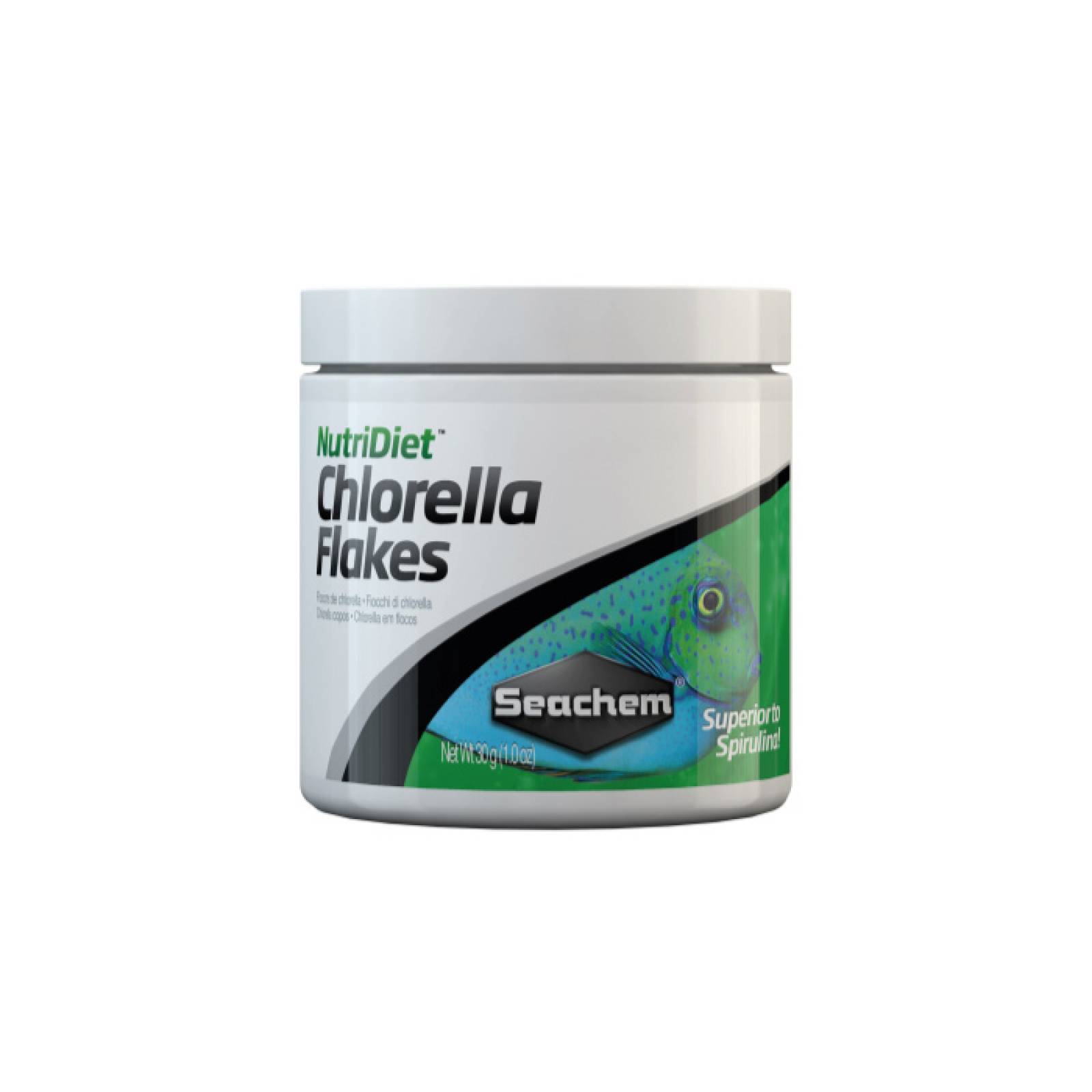 Seachem Nutridiet Chlorella Flakes Con Probióticos 30 gramos
