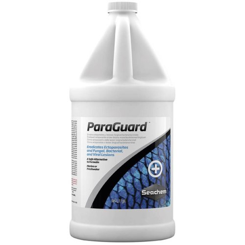 Seachem Paraguard 4 Litros 1 Galones Anti-Parasitario para Peces de Agua Dulce y Salada