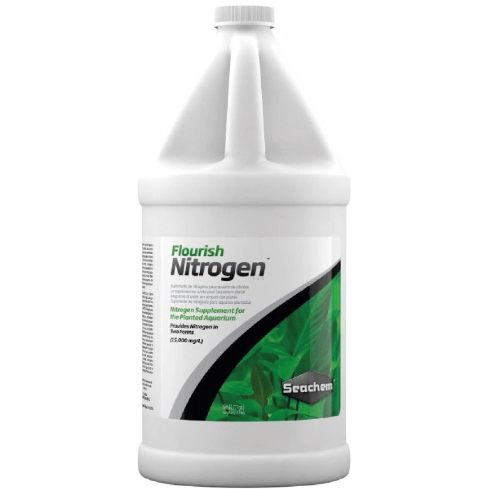 Seachem Flourish Nitrogen 4 Litros 1 Galon Carbono Organico para Plantas