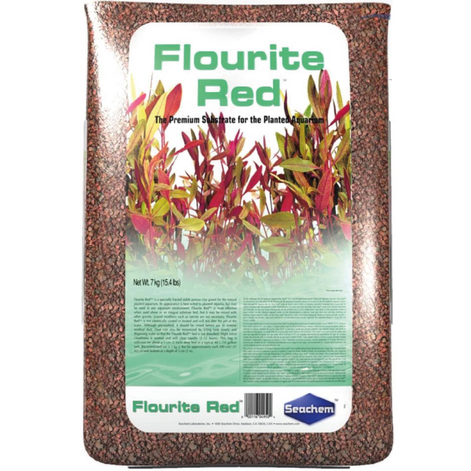Seachem Flourite Red 7 Kg 15.4 Libras Marino Acuario