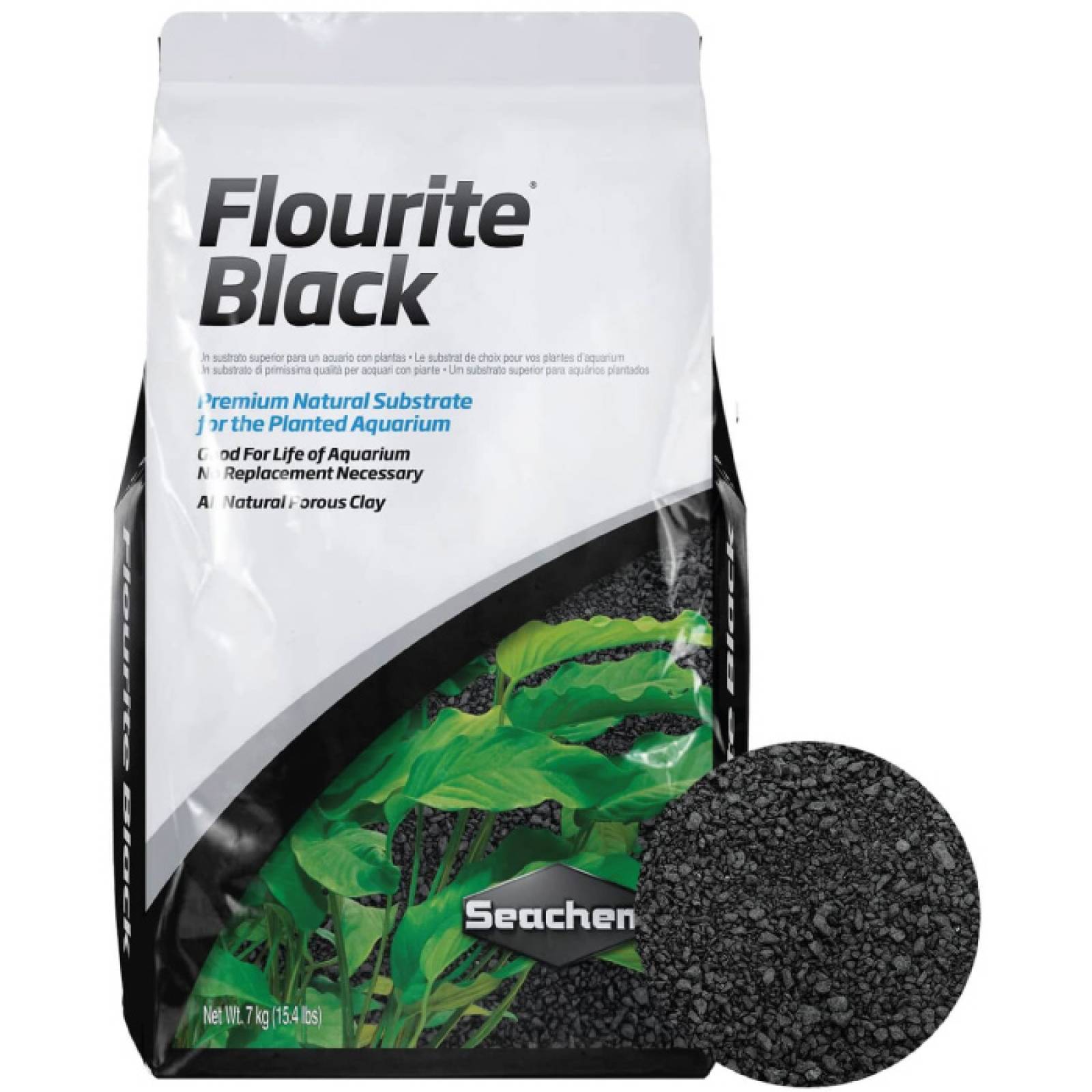 SEACHEM FLOURITE BLACK 7 KG SUSTRATO PARA ACUARIO PLANTADO 