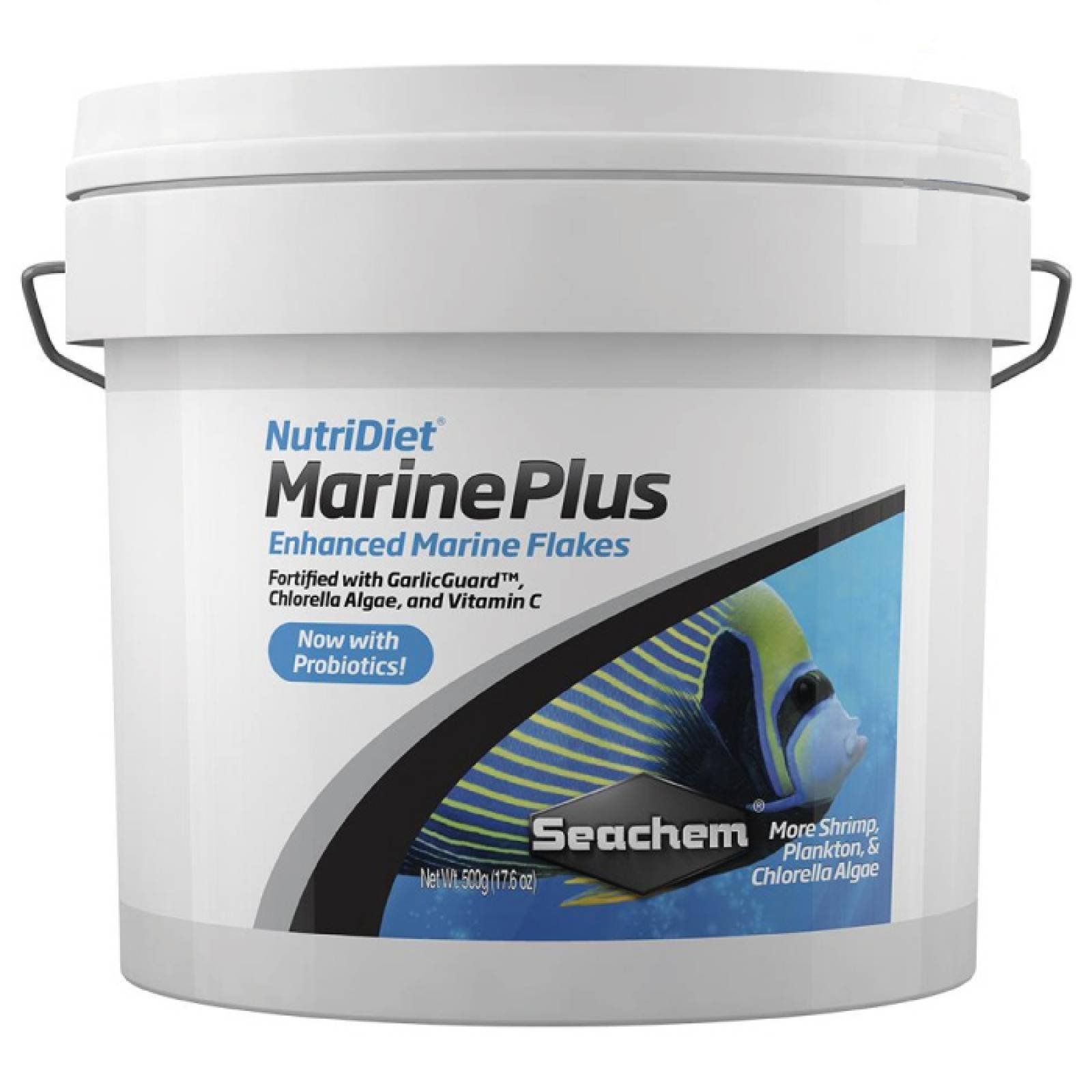 Seachem Nutridiet Marine Plus Flakes Con Probióticos 500 gramos