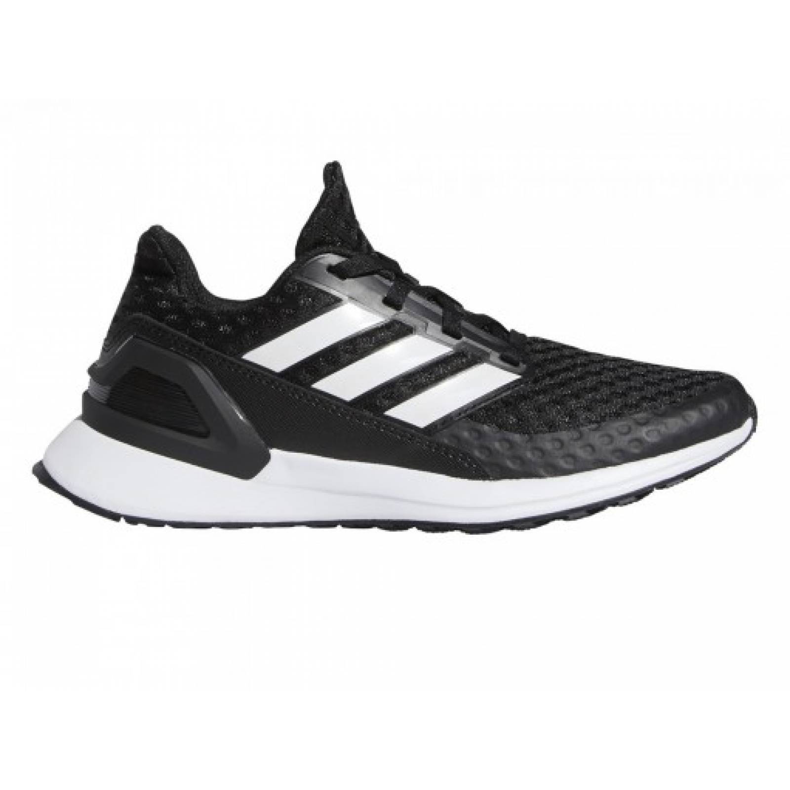 Tenis ADIDAS EF9242 CORE BLACK FTWR WHITE FTWR WHITE RAPIDARUN J  22 26 DAMAS