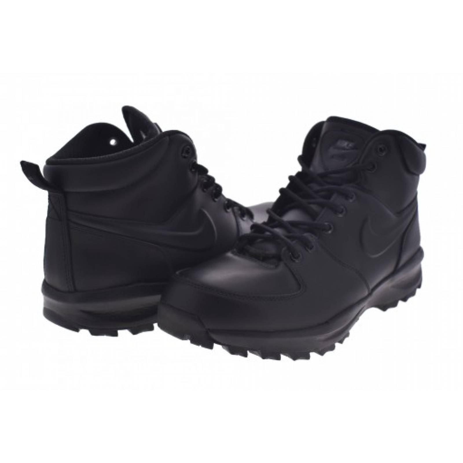 BOTA DE TRABAJO NIKE 454350 003 BLACK BLACK BLACK MANOA LEATHER  24 33 CABALLEROS