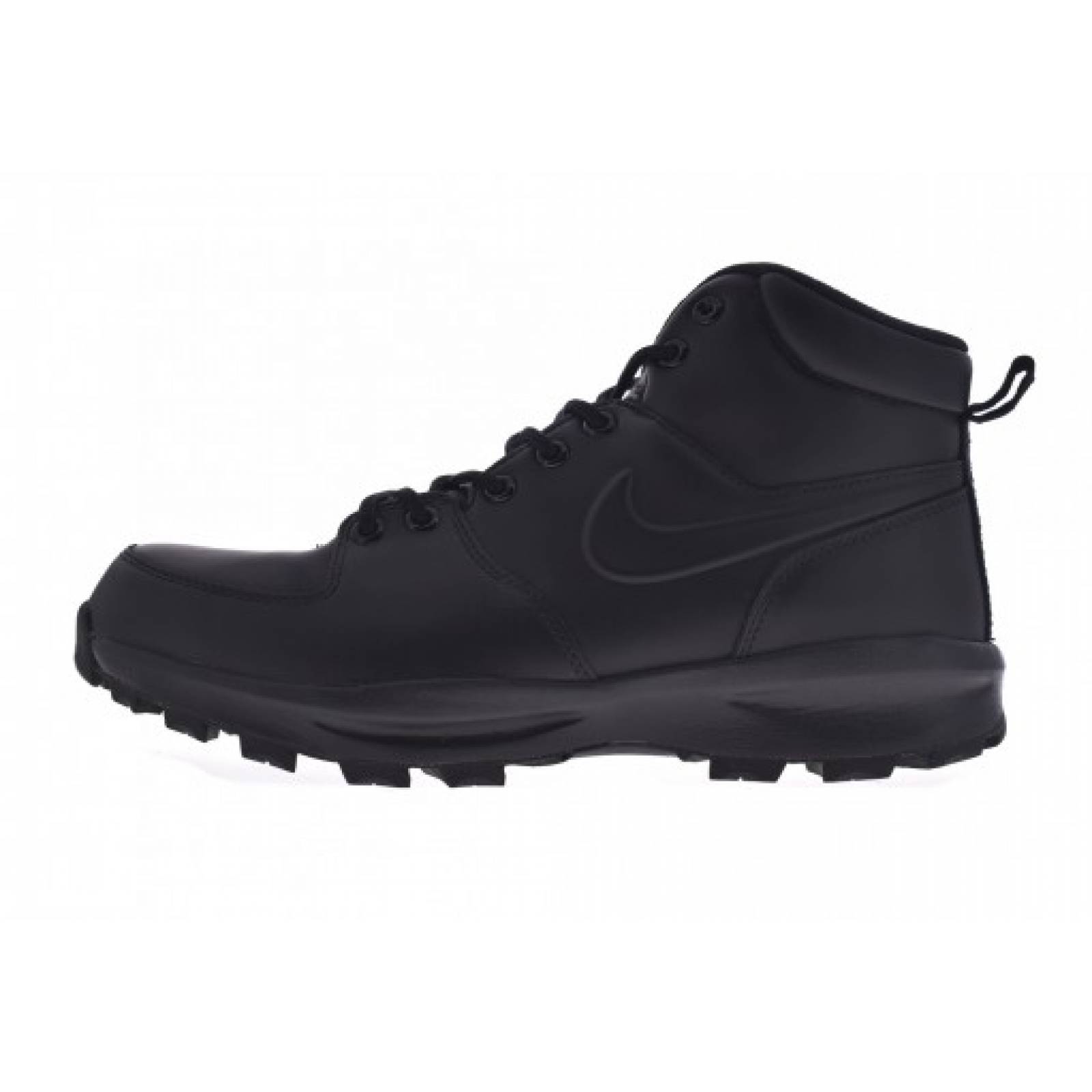 BOTA DE TRABAJO NIKE 454350 003 BLACK BLACK BLACK MANOA LEATHER  24 33 CABALLEROS