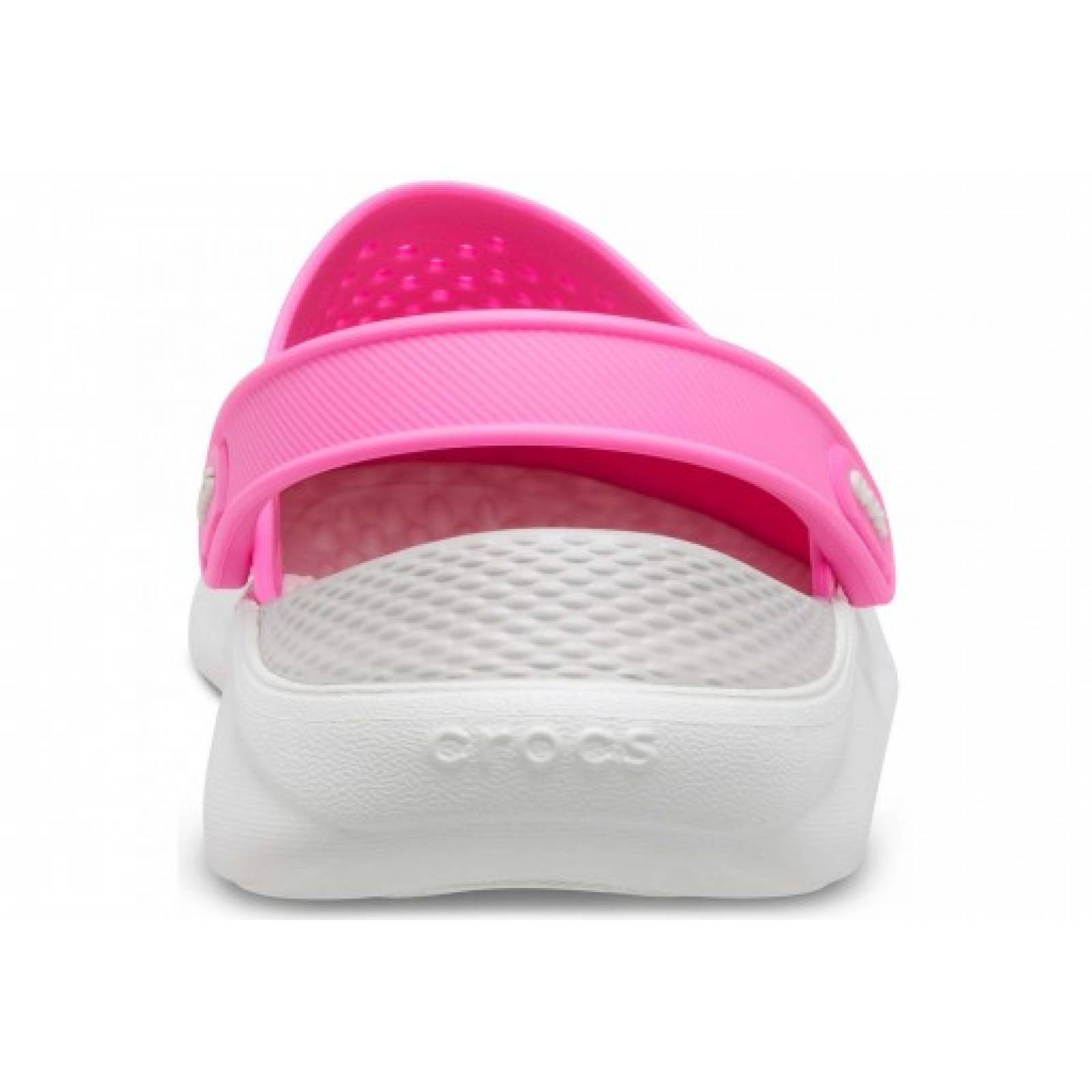 CLOGS CROCS 204592 6QV ELECTRIC PINK   ALMOST WHITE LITERIDE CLOG  22 27 DAMAS