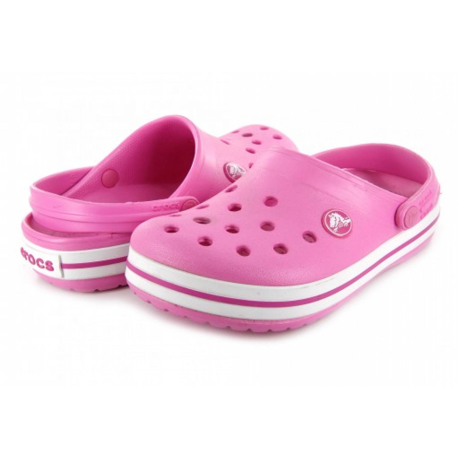 SANDALIAS CROCS 204537  6U9 PARTY PINK CROCBAND KIDS  11 23 NIÑAS