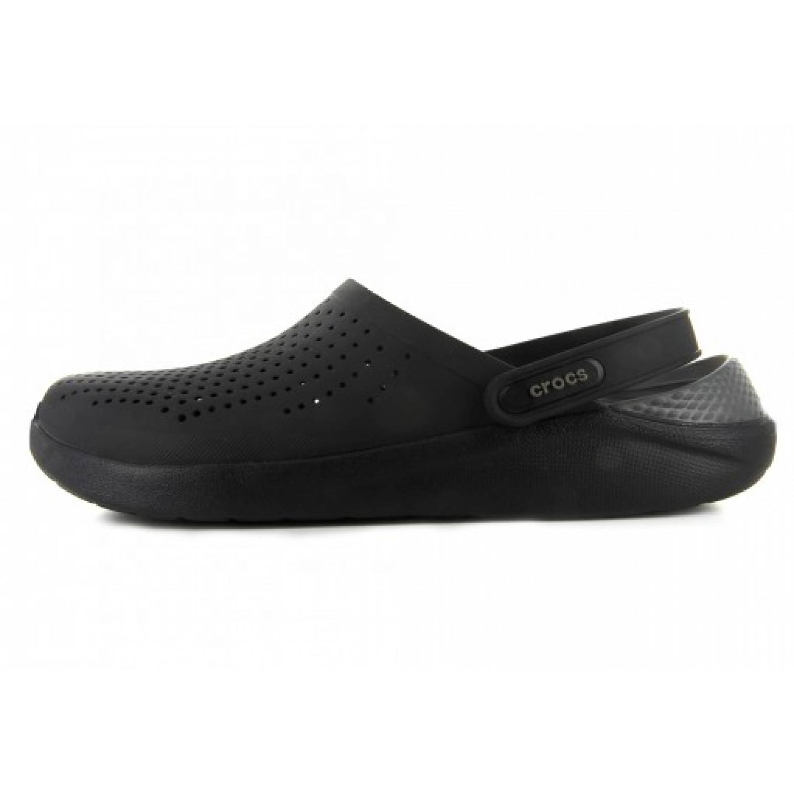 SANDALIAS CROCS 204592 0DD BLACK SLATE GREY LITERIDE CLOG  23 31 Hombre