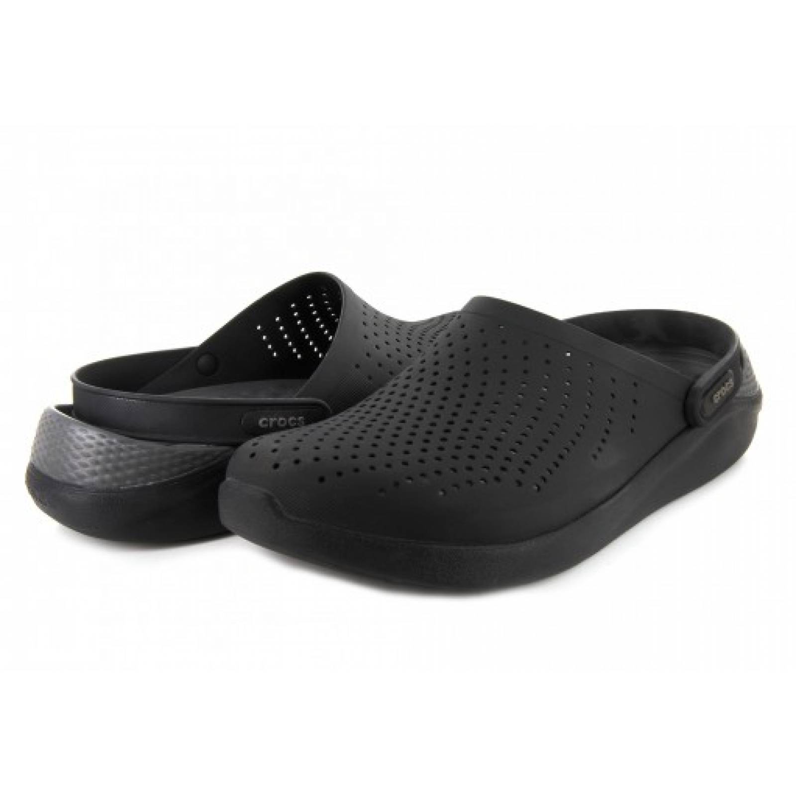 SANDALIAS CROCS 204592 0DD BLACK SLATE GREY LITERIDE CLOG  23 31 Hombre