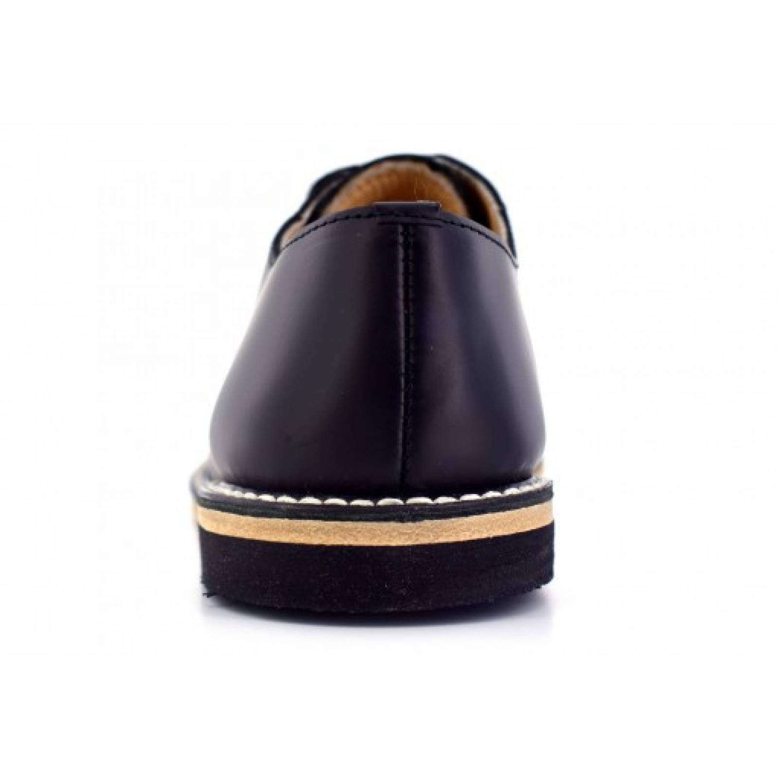 ZAPATO ESCOLARELEFANTE 7001  1 NEGRO VAQUETA  (17 5   21 0) Niñas