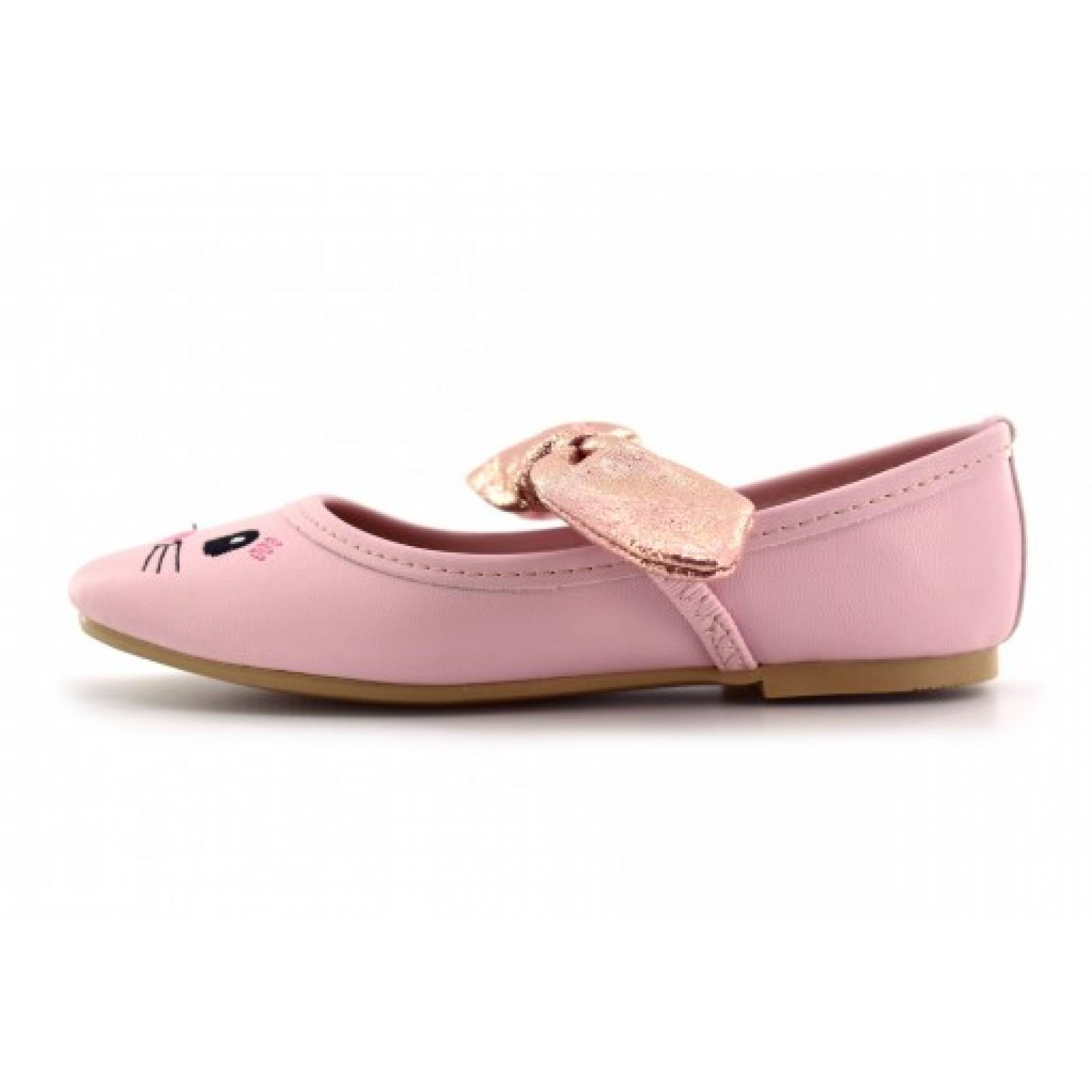 BALERINAS FLATS 4EVER 520 CABRA ROSA  18 23 NIÑAS