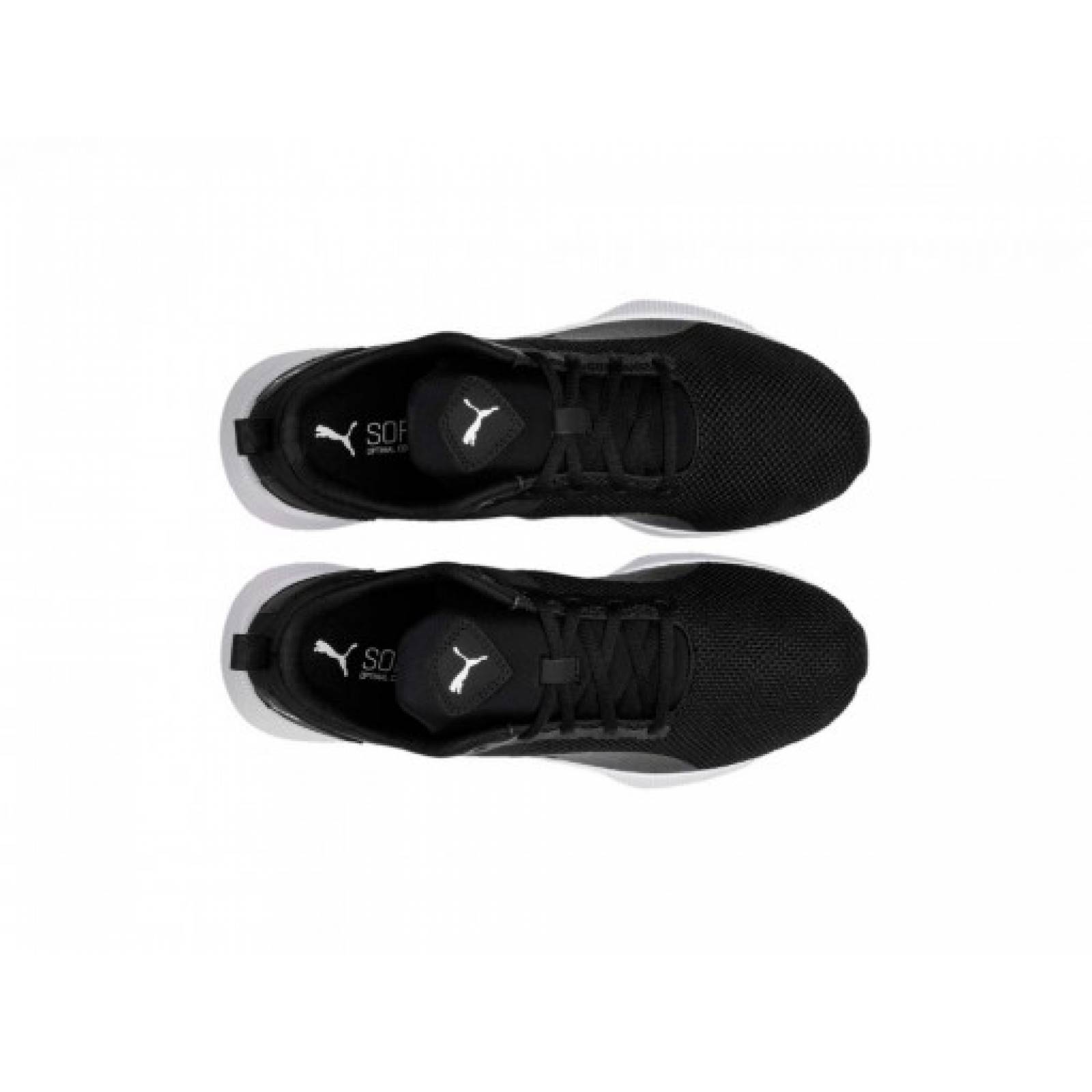 Tenis PUMA 192257 02 BLACK WHITE FLYER RUNNER  25 30 Hombre