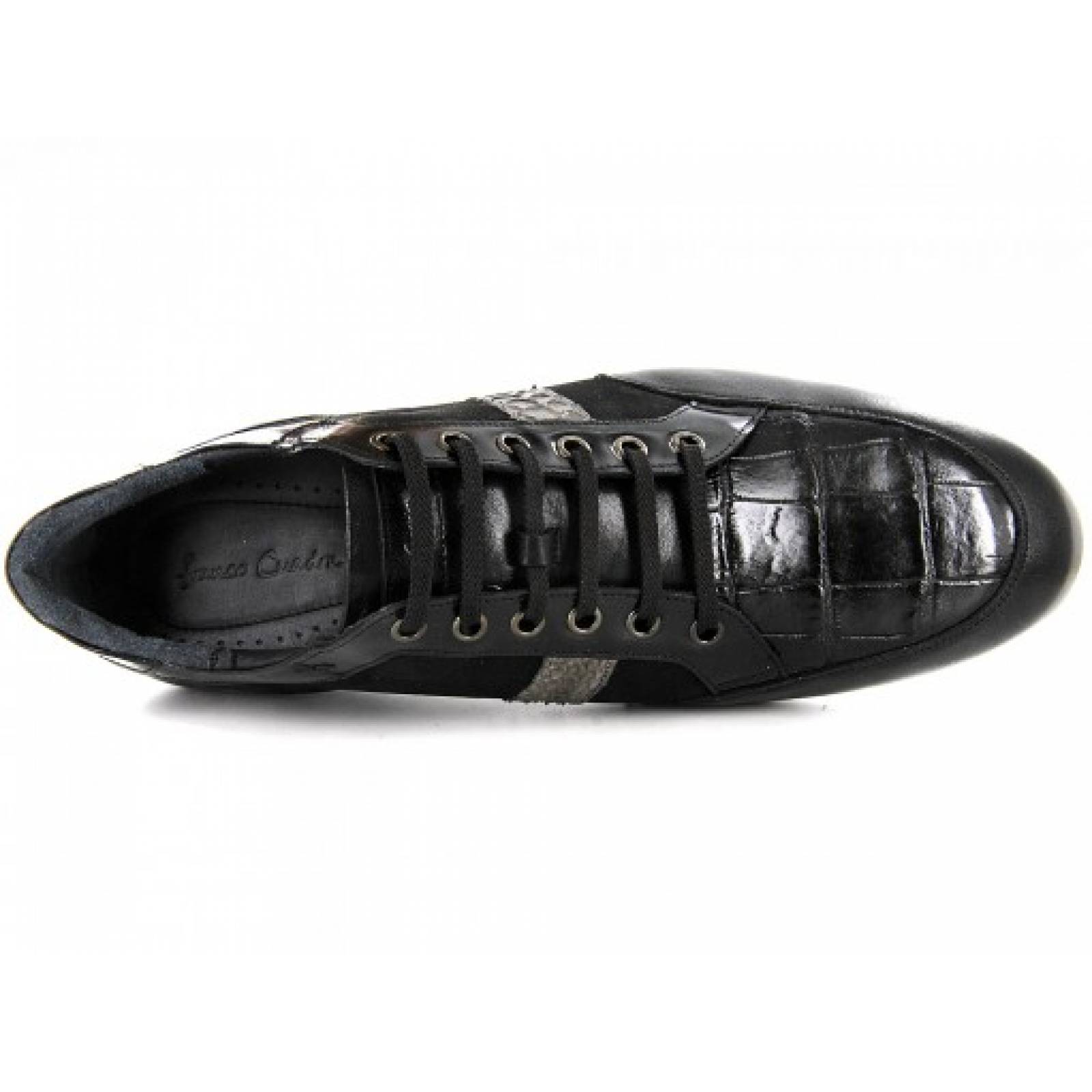 ZAPATOS CUADRA 38KL PRI ALOGATOR   RES NEGRO CAIMAN  25 31 CABALLEROS