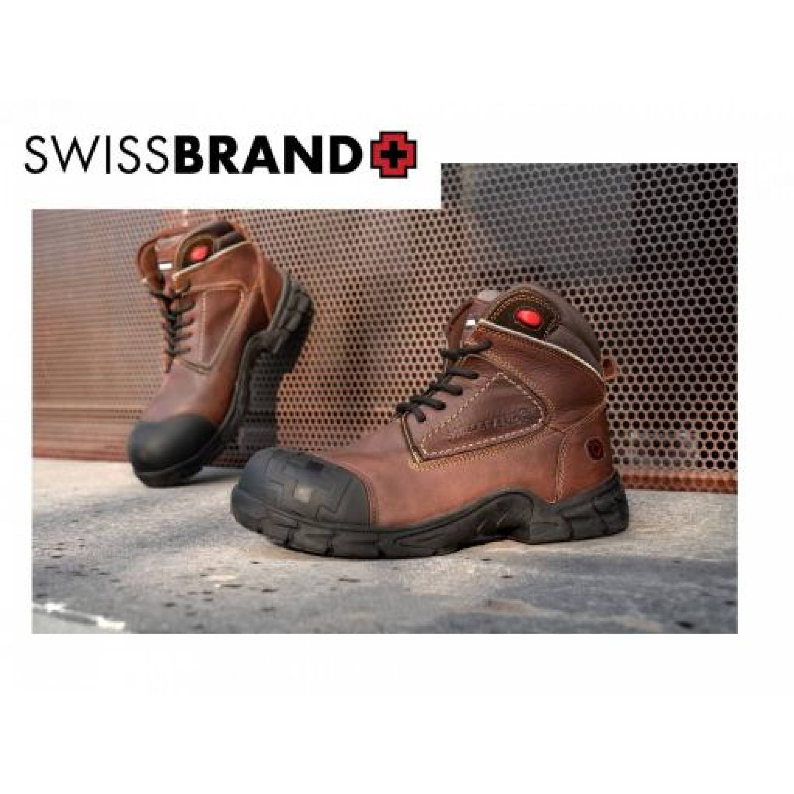 BOTA DE TRABAJO SWISSBRAND 510701 CASCO POLICARBONATO MOCKA DIELECTRICO  25 30 Hombre