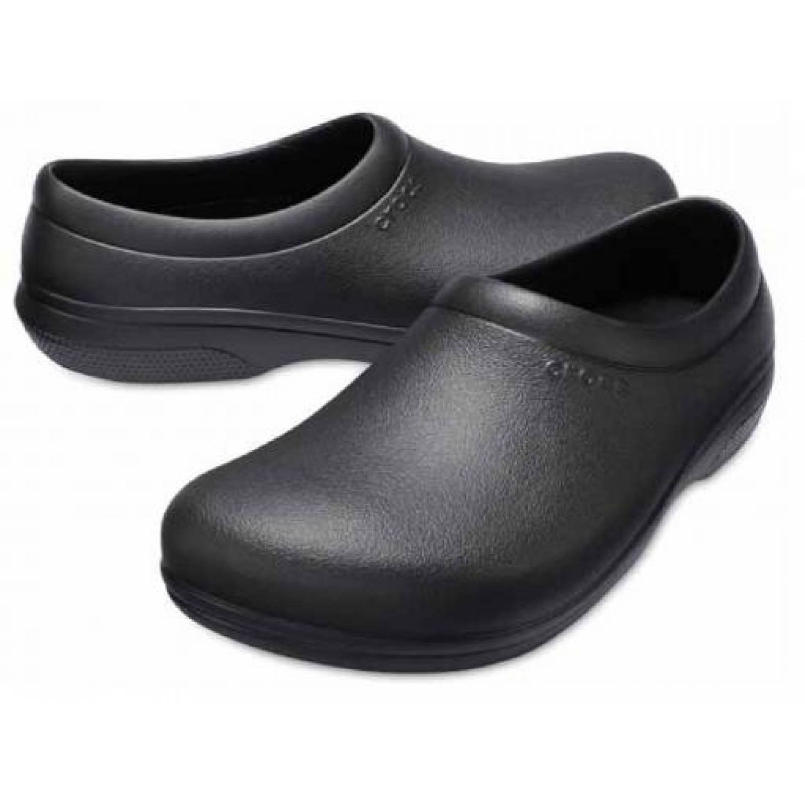 CALZADO A CROCS 205073 001 BLACK ON THE CLOCK WORK SLIPON  22 31 Hombre