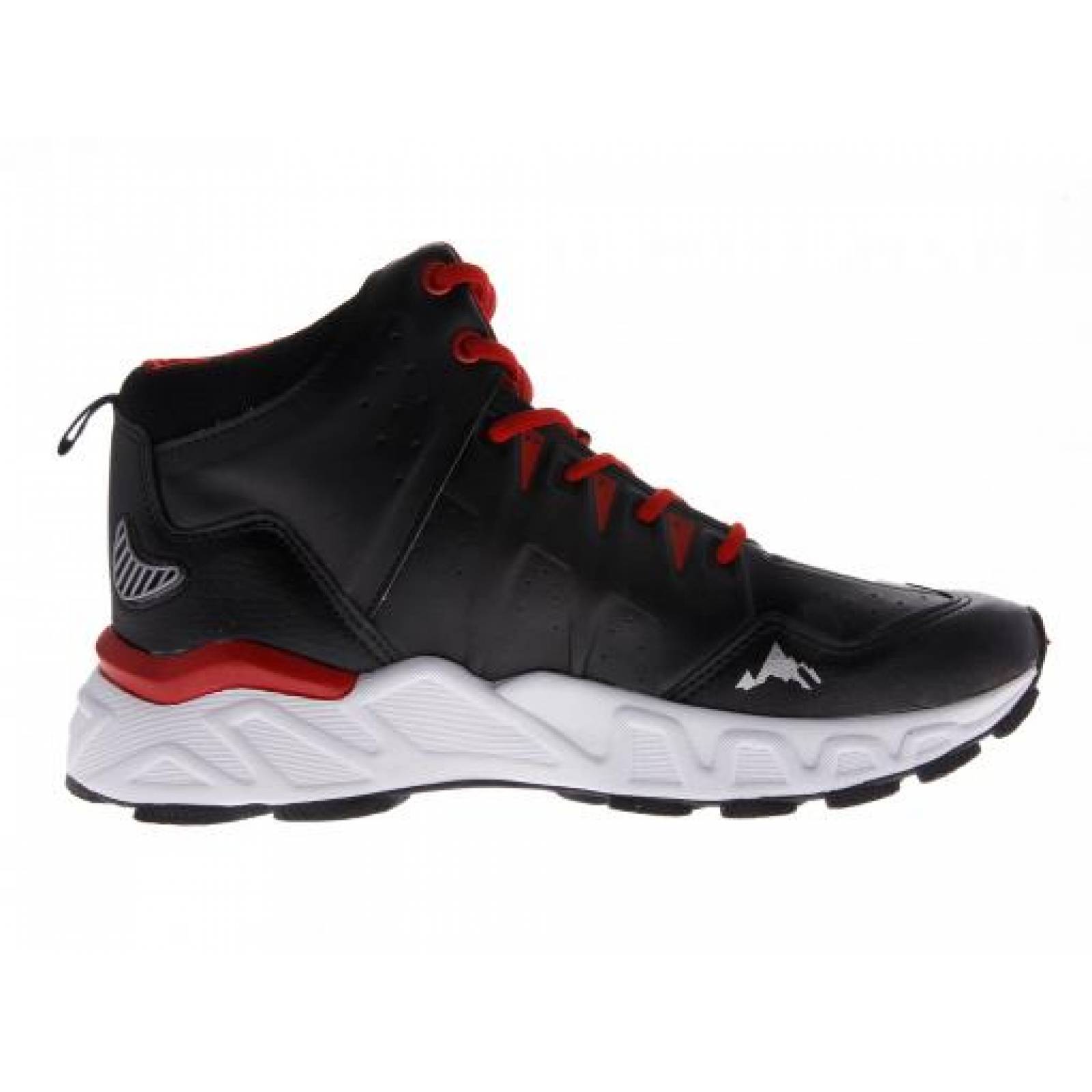 Tenis PONTIAC AXL 728 NEGRO ROJO VOLCANO  25 30 CABALLEROS