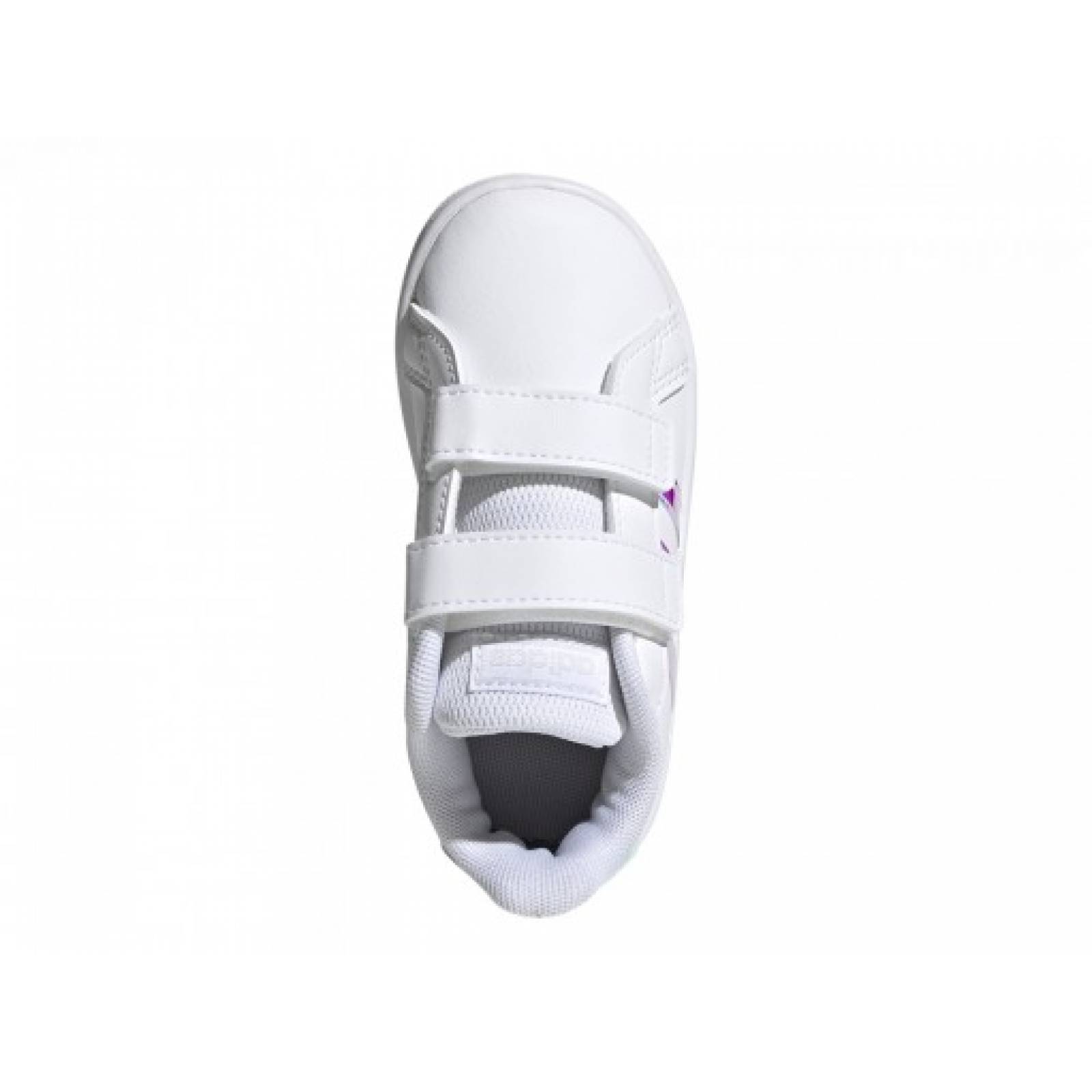 Tenis ADIDAS FW1276 CLOUD WHITE CLOUD WHITE DASH GREY GRAND COURT I  12 16 NIÑAS