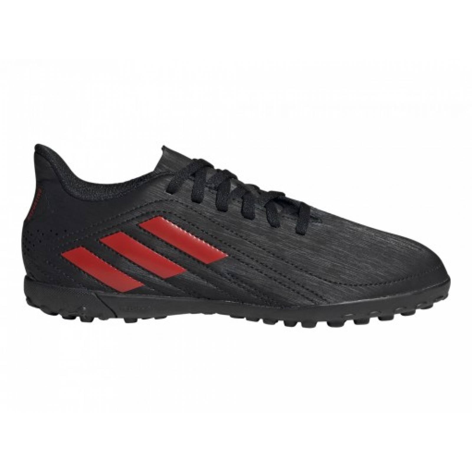 Tenis ADIDAS FV7943 CORE BLACK   ACTIVE RED   CLOUD WHITE DEPORTIVO TF J  17 25 5 NIÑOS