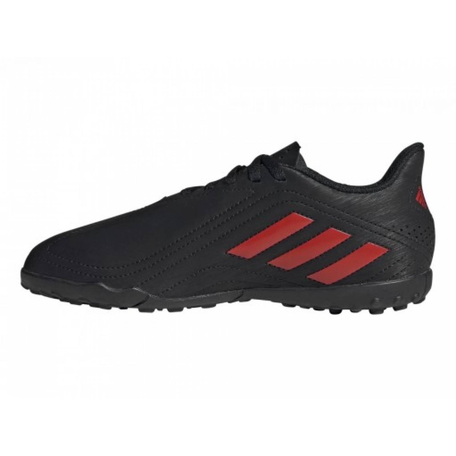 Tenis ADIDAS FV7943 CORE BLACK   ACTIVE RED   CLOUD WHITE DEPORTIVO TF J  17 25 5 NIÑOS