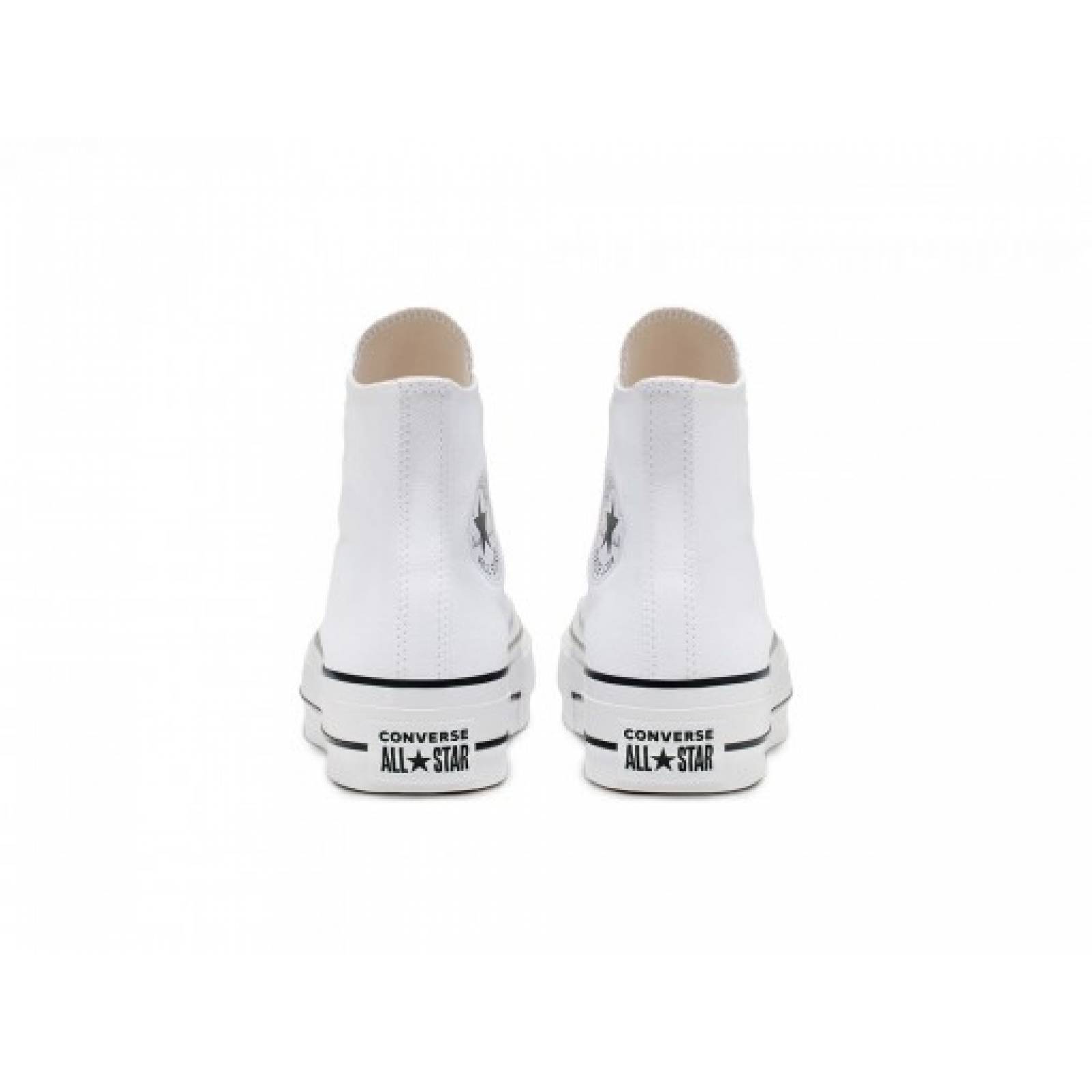 Tenis CONVERSE 560846 WHITE BLACK WHITE CHUCK TAYLOR ALL STAR LIFT HI  23 27 DAMAS