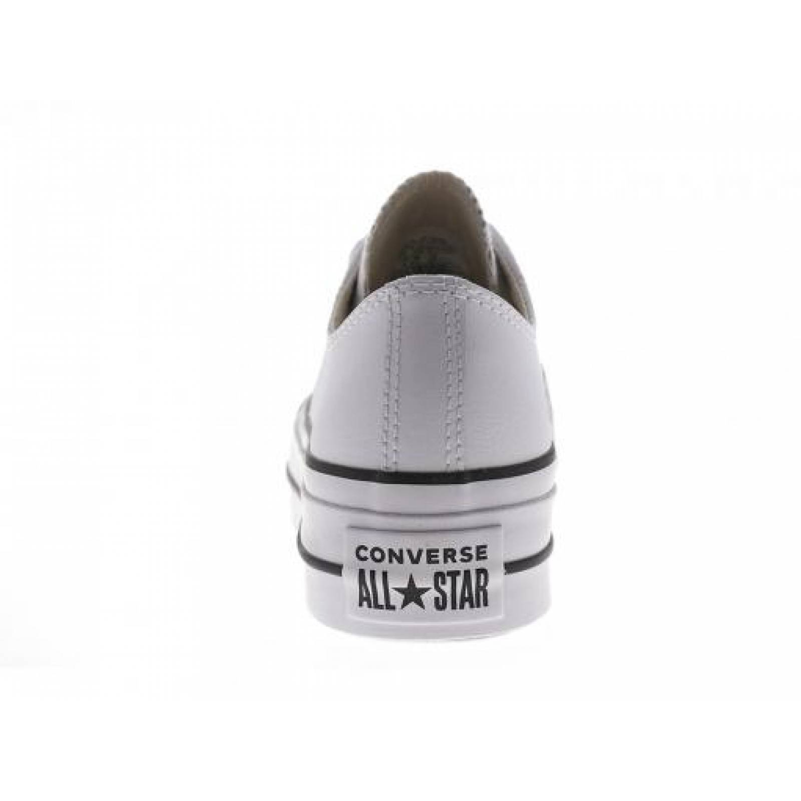 Tenis CONVERSE 561680 WHITE BLACK WHITE CHUCK TAYLOR ALL STAR LIFT CLEAN OX  23 0 AL 26 5 DAMAS
