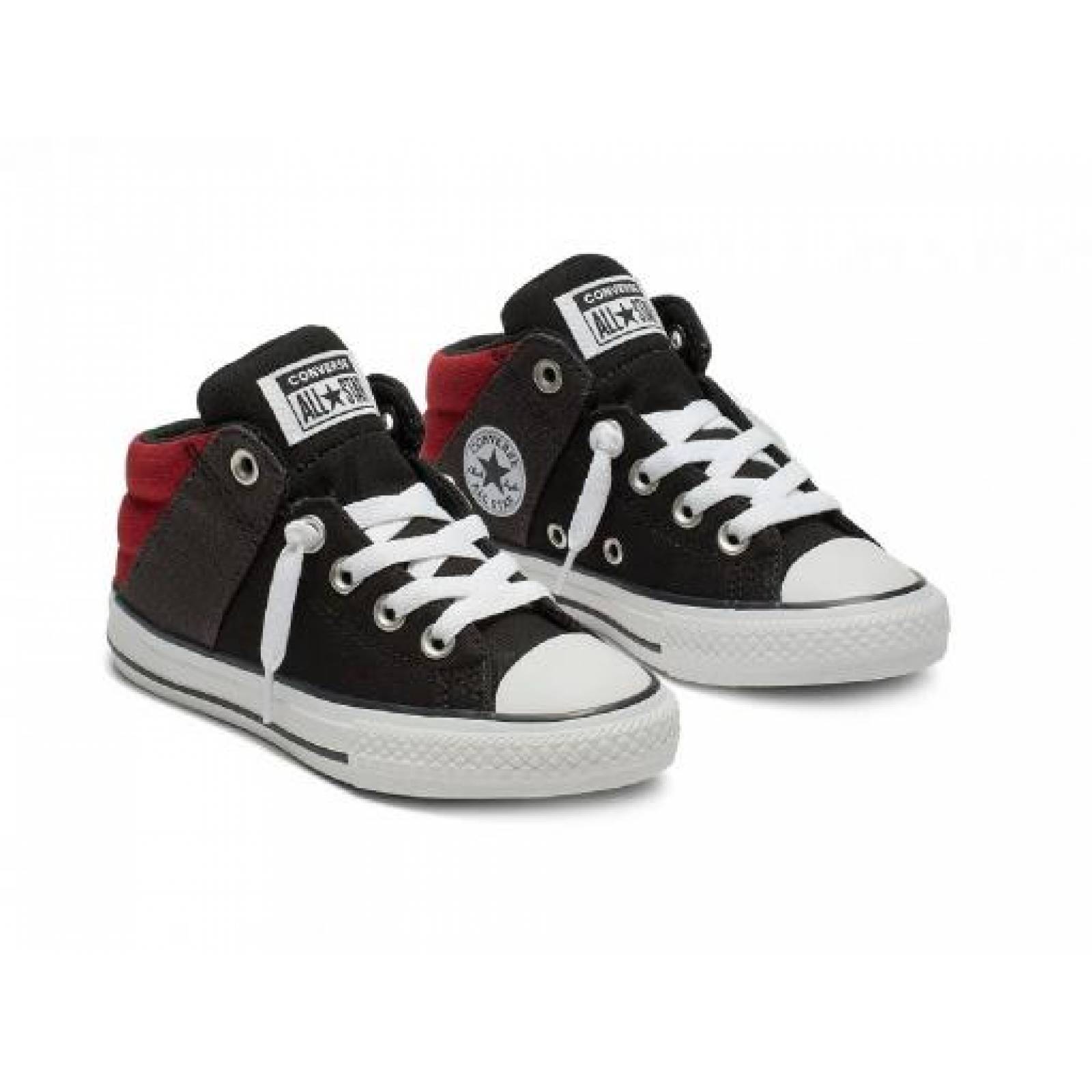 Tenis CONVERSE 665356 BLACK BACK ALLEY BRICK CHUCK TAYLOR ALL STAR AXEL MID  17 25 NIÑOS