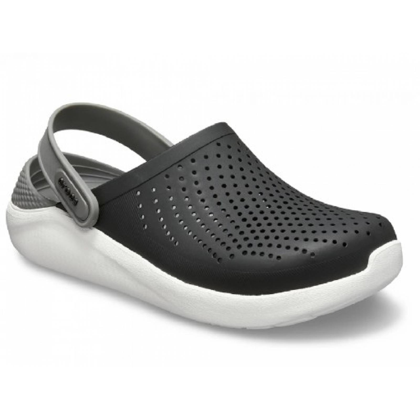 SANDALIAS CROCS 204592 05M BLACK SMOKE LITERIDE CLOG  23 31 CABALLEROS