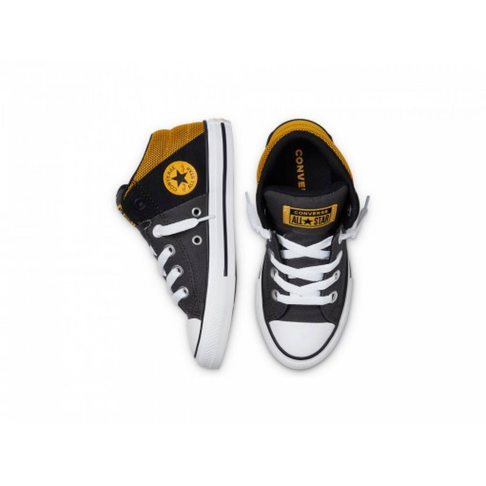 Tenis CONVERSE 670732 STORM WIND BLACK GOLD DART CHUCK TAYLOR ALL STAR AXEL UTILITY MESH  17 24 NIÑOS