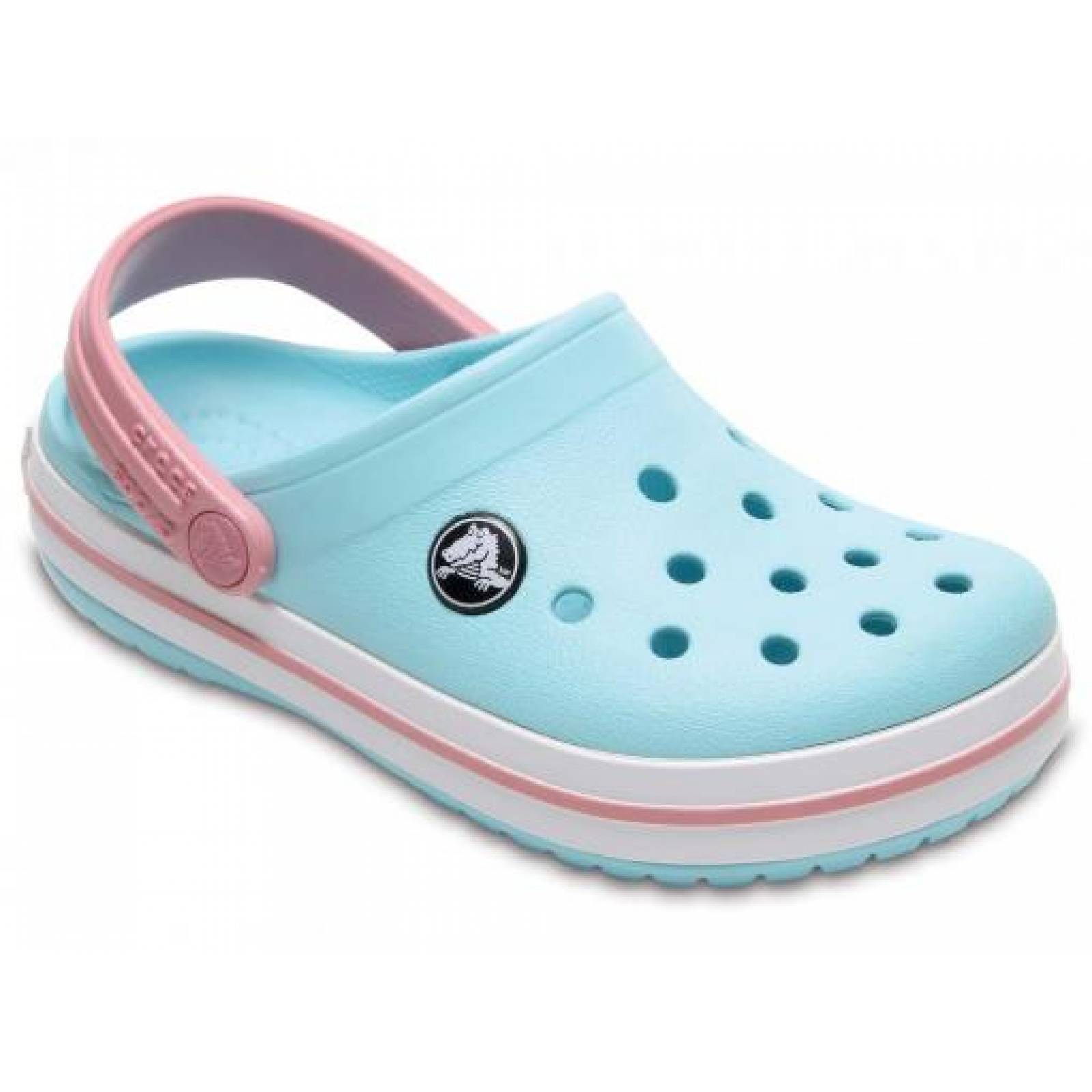 CLOGS CROCS 204537 4S3 ICE BLUE CROCBAND CLOG K 11 23 NIÑAS