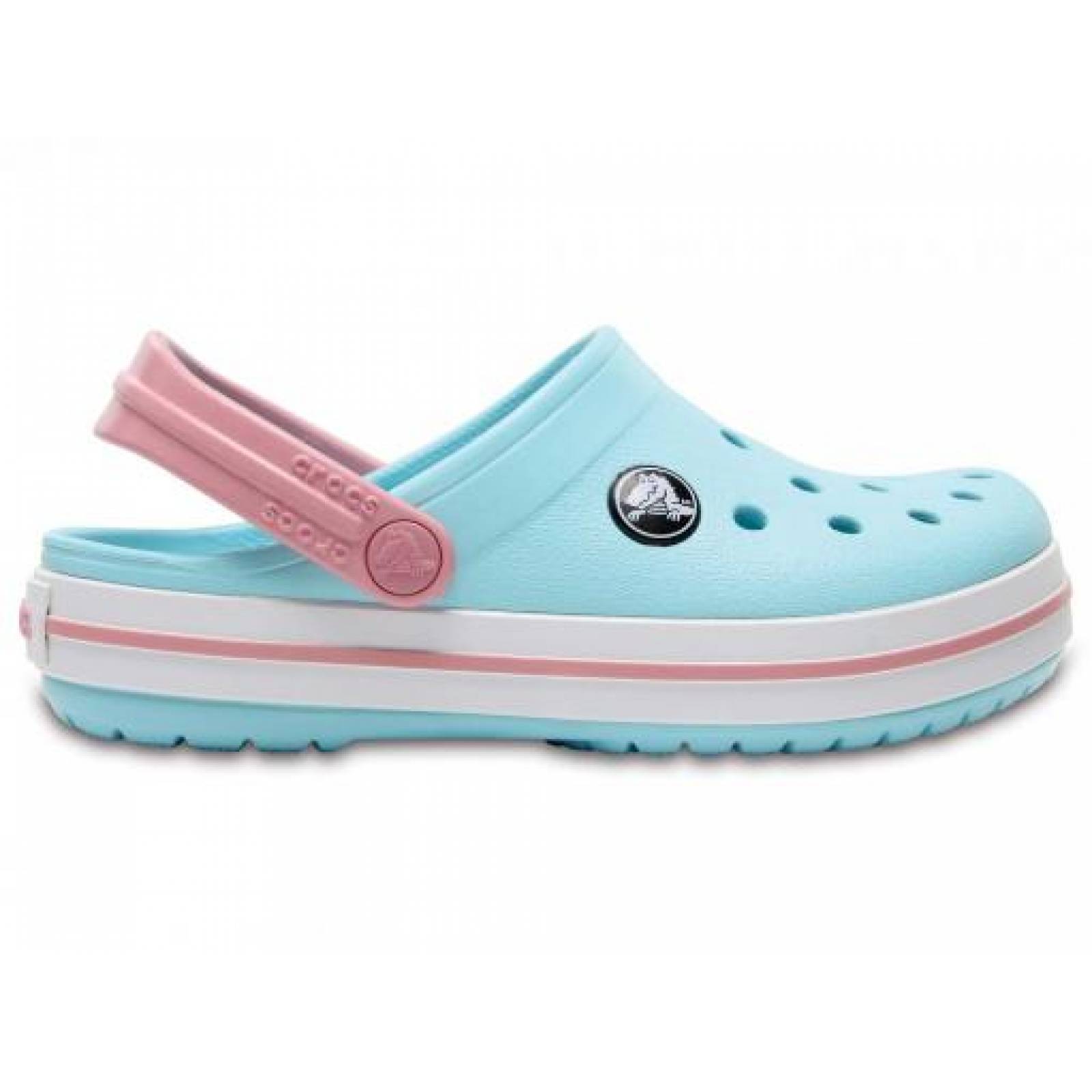 CLOGS CROCS 204537 4S3 ICE BLUE CROCBAND CLOG K 11 23 NIÑAS