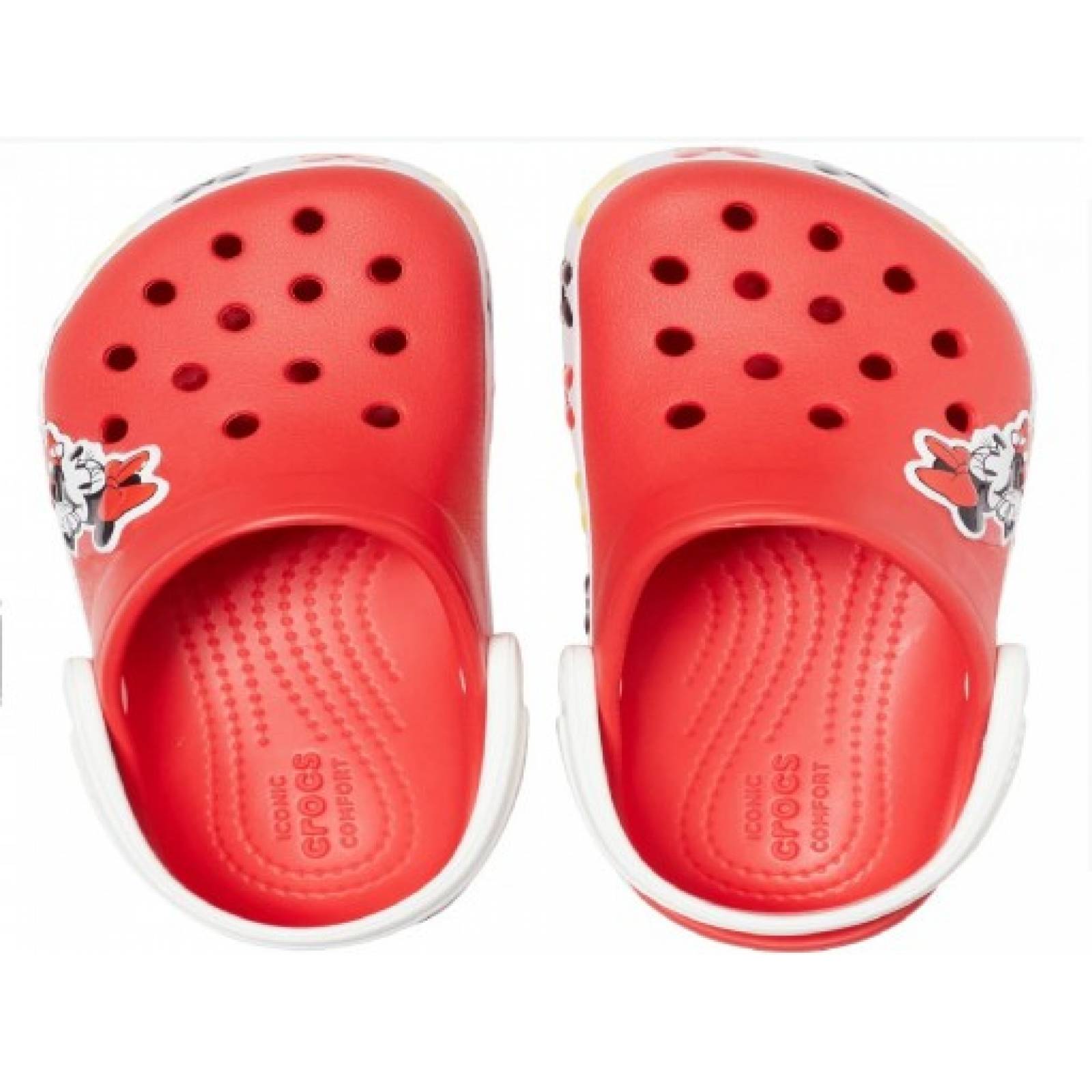 CLOGS CROCS 206308  8C1 FLAME FUN LAB DISNEY MINNIE MOUSE 13 NIÑAS