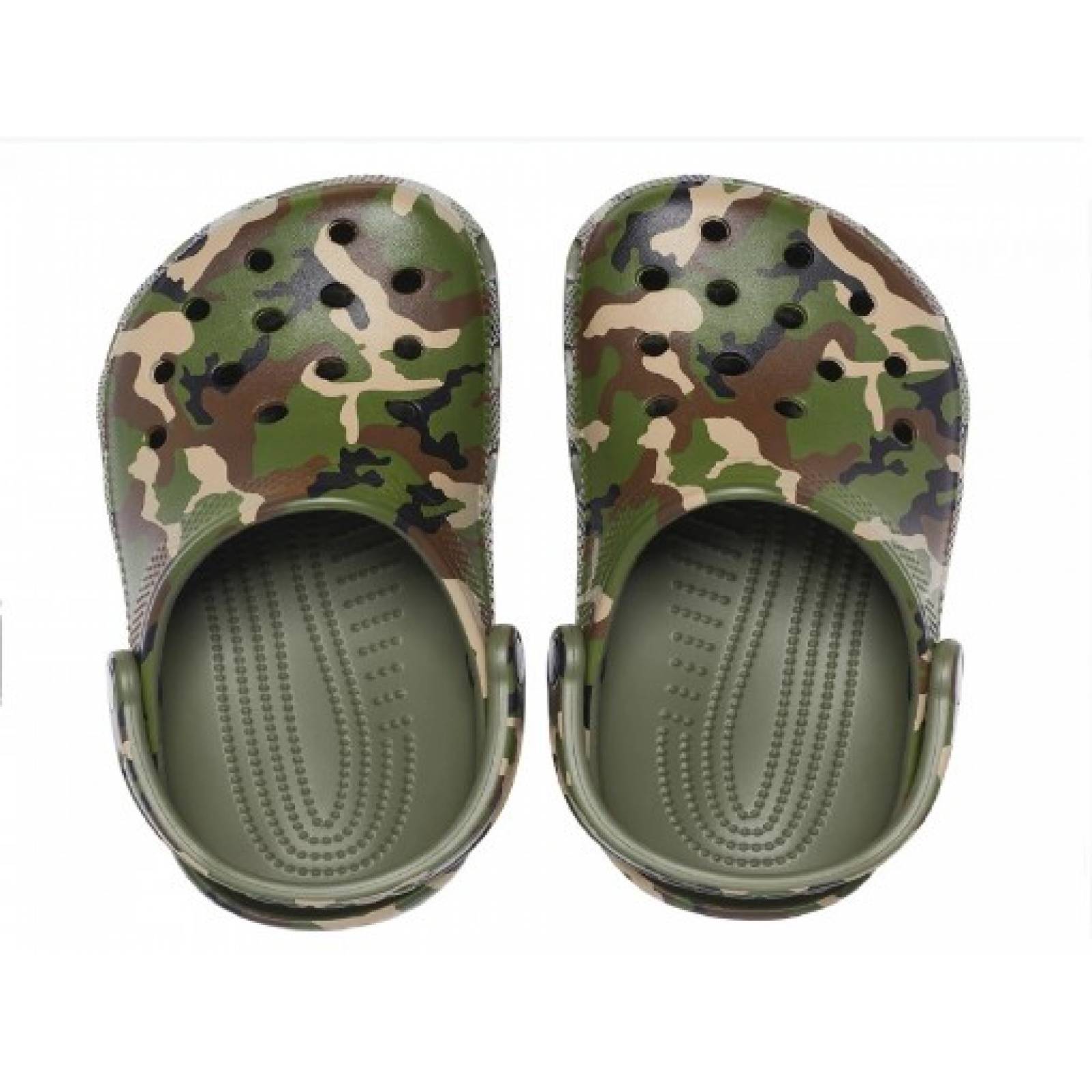CLOGS CROCS 206454 3TC ARMY GREEN MULTI CLASSIC PRINTED CAMO CLOG  22 32 CABALLEROS