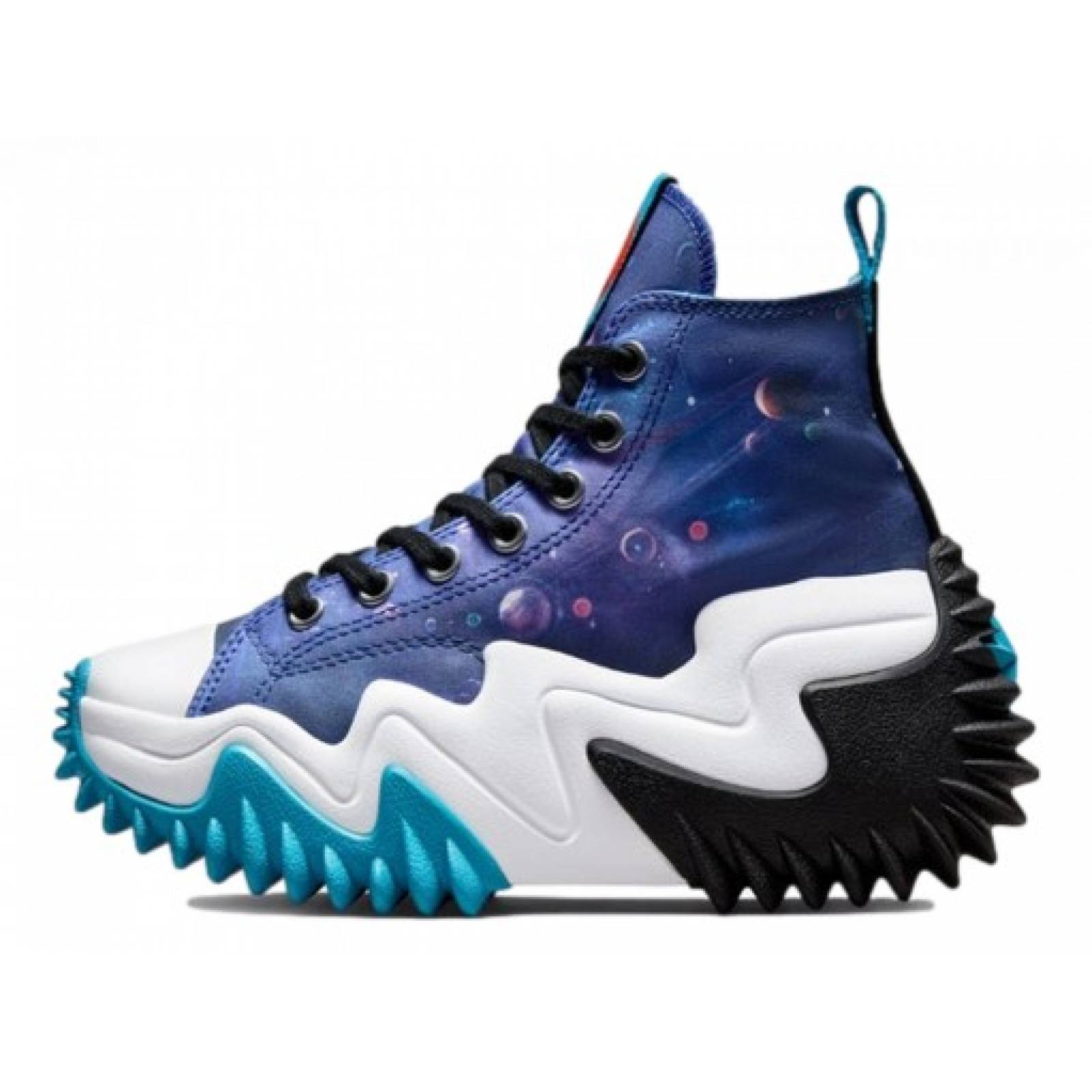 Tenis CONVERSE 172488 SPACE JAM CONCORD WHITE BLACK RUN STAR MOTION HI  22 25 DAMAS