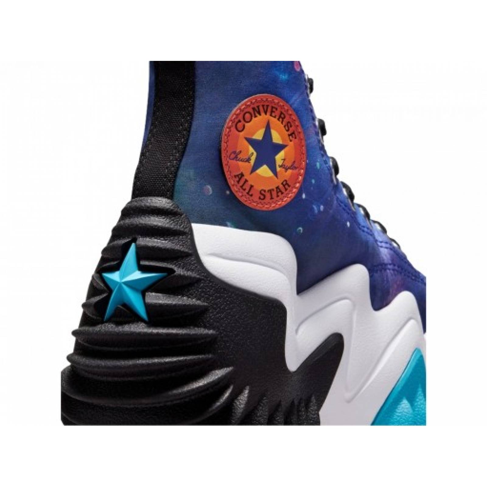 Tenis CONVERSE 172488 SPACE JAM CONCORD WHITE BLACK RUN STAR MOTION HI  22 25 DAMAS