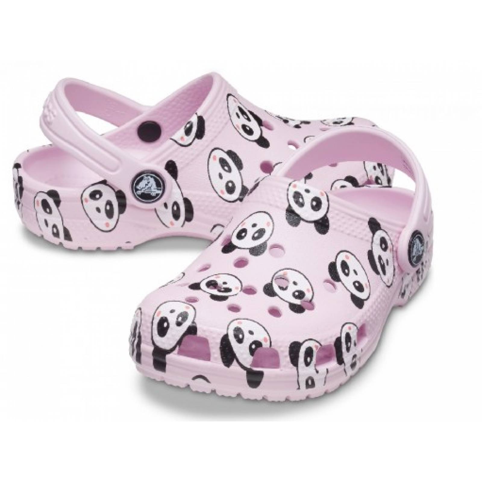 CLOGS CROCS 206999 6GD PINK CLASSIC PANDA CLOG 13 NIÑAS