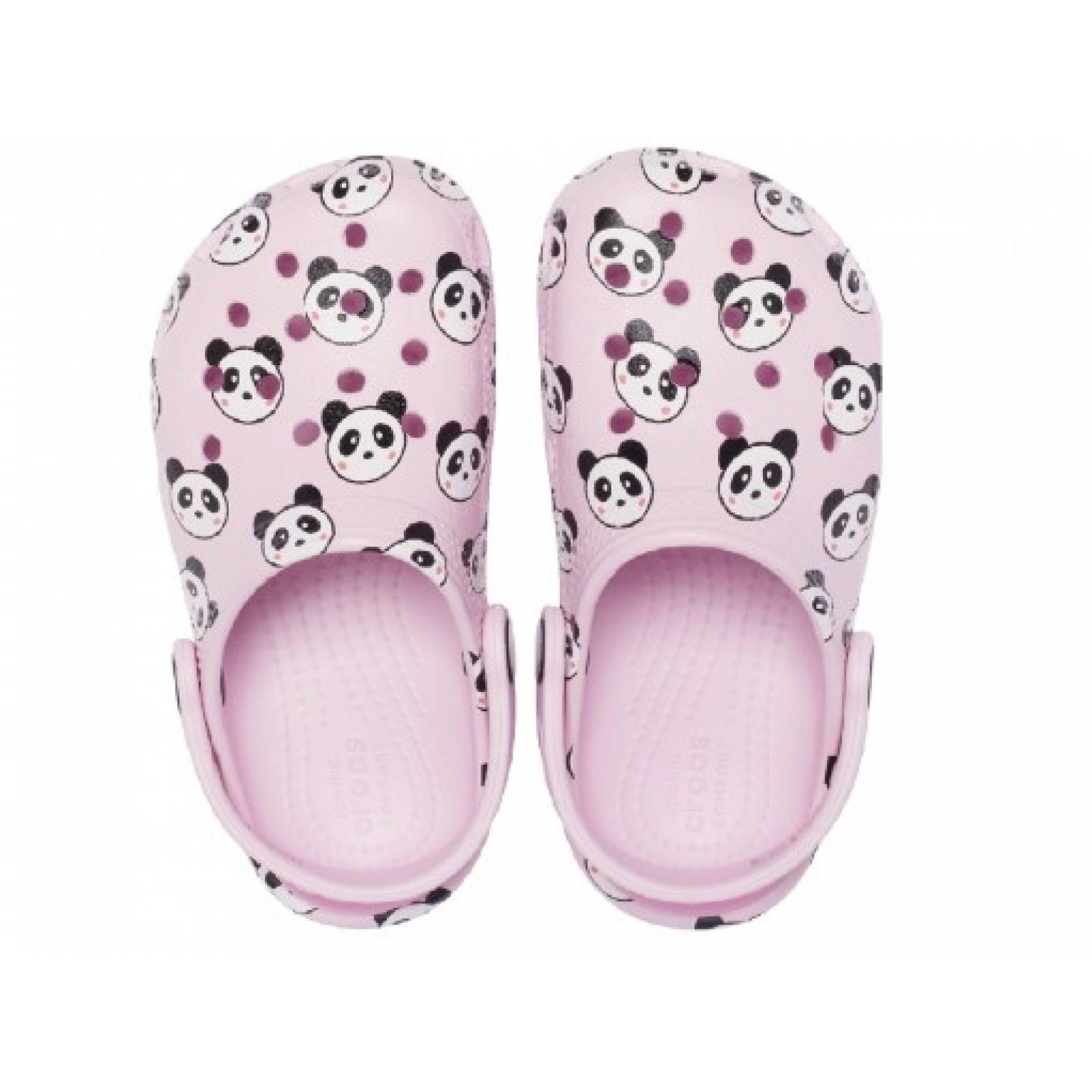CLOGS CROCS 206999 6GD PINK CLASSIC PANDA CLOG 13 NIÑAS