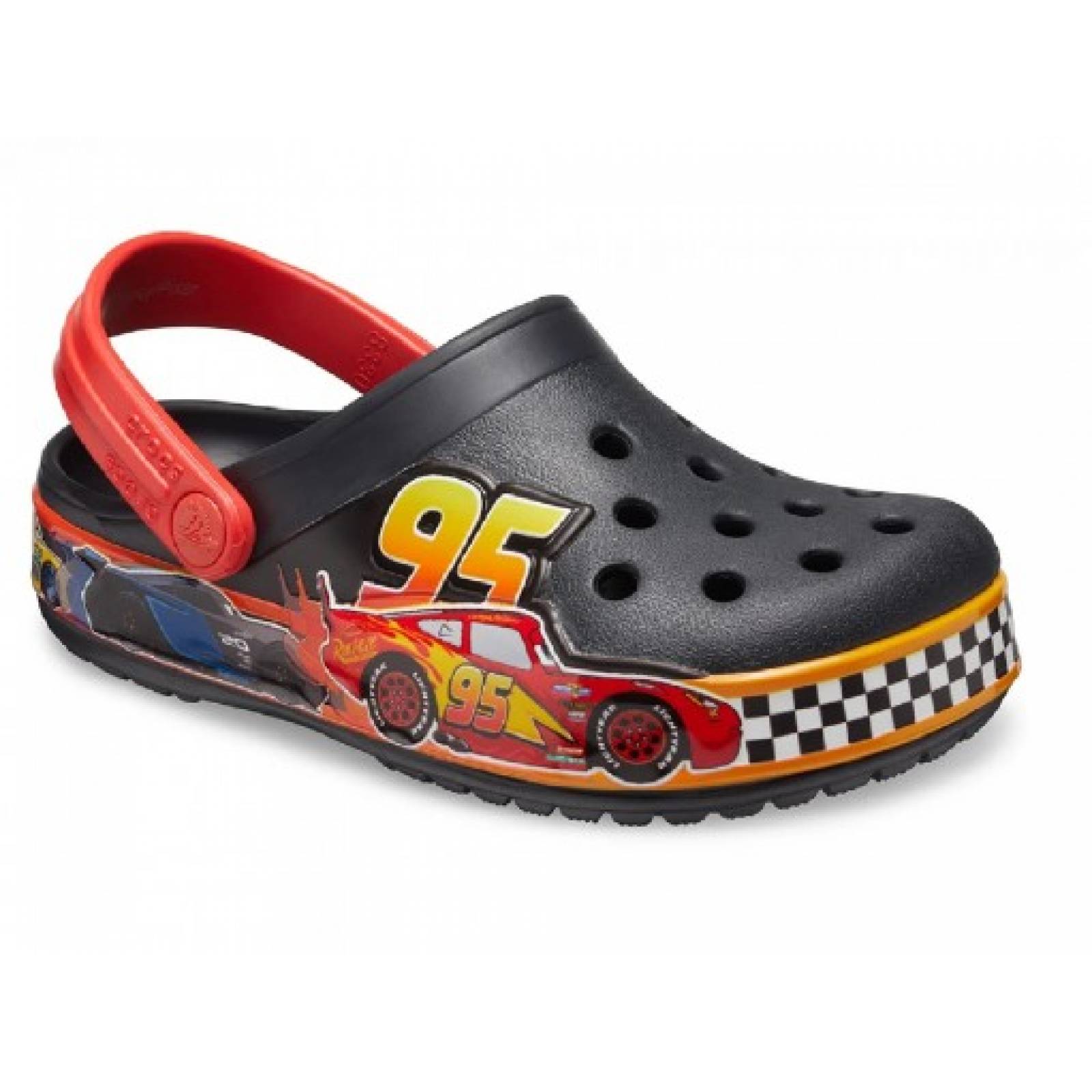 CLOGS CROCS 206472  001 BLACK FUN LAB DISNEY CARS 13 NIÑOS