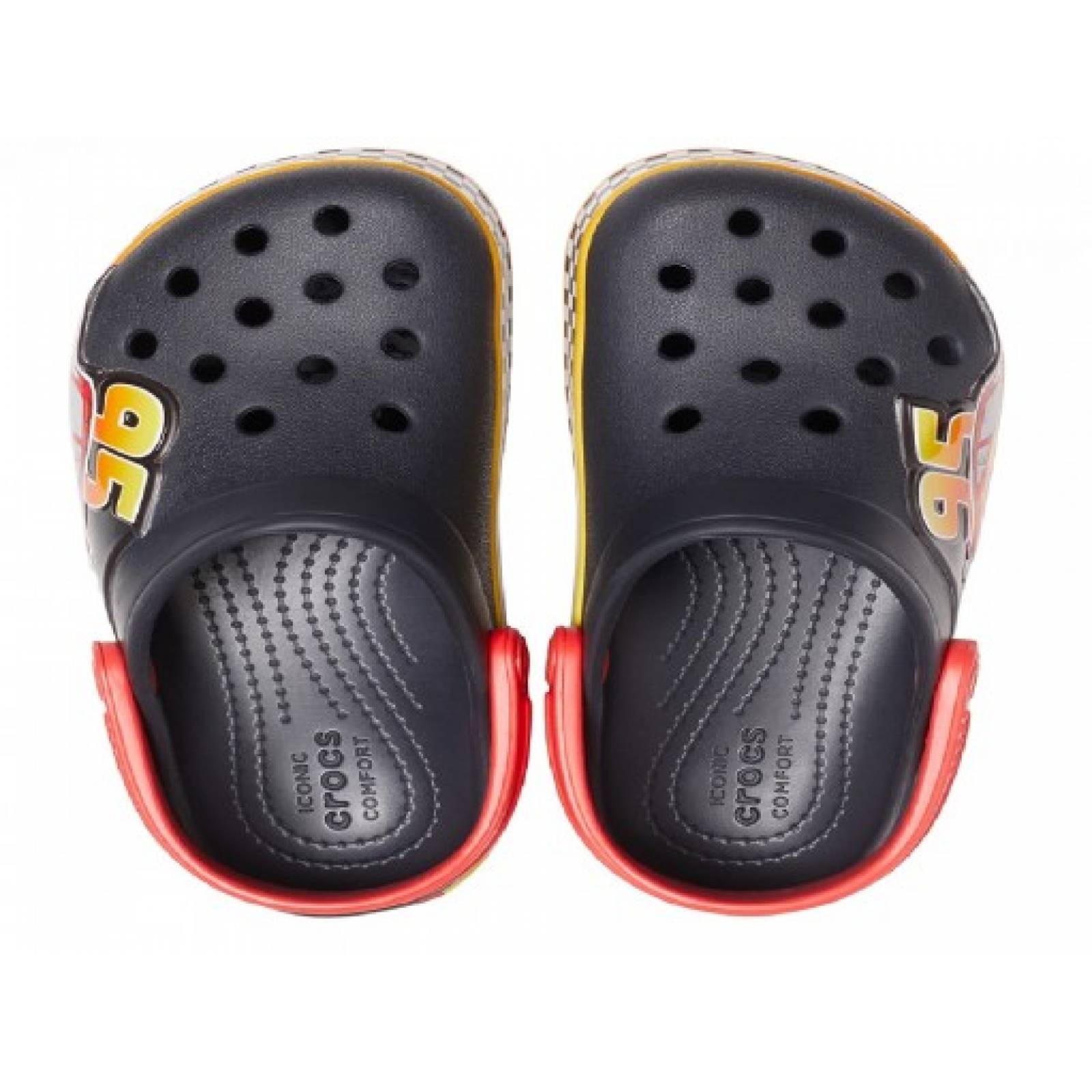 CLOGS CROCS 206472  001 BLACK FUN LAB DISNEY CARS 13 NIÑOS