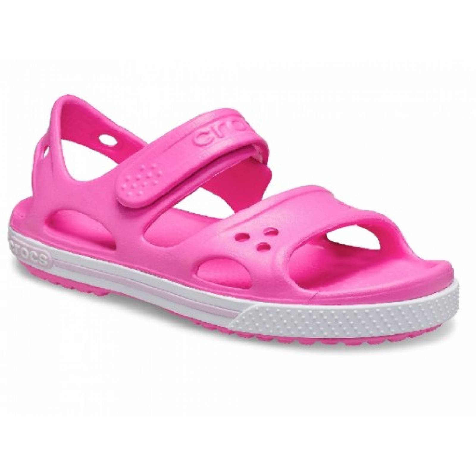 SANDALIAS CROCS 14854 6QQ ELECTRIC PINK CROCBAND II SANDALS PS  13 20 NIÑAS