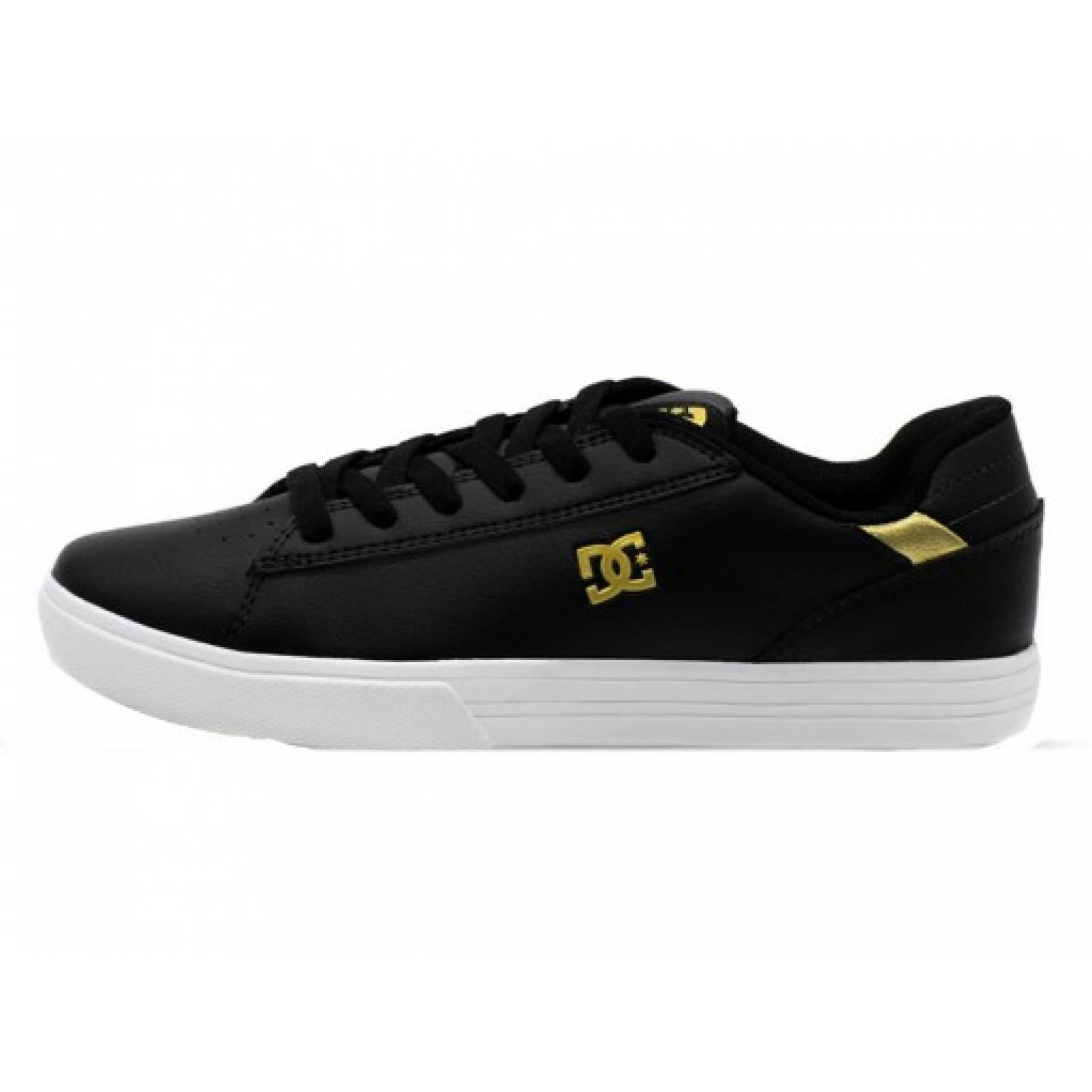 Tenis DC SHOES ADJS 100128 BG3 BLACK GOLD NOTCH SN MX  22 27 DAMAS