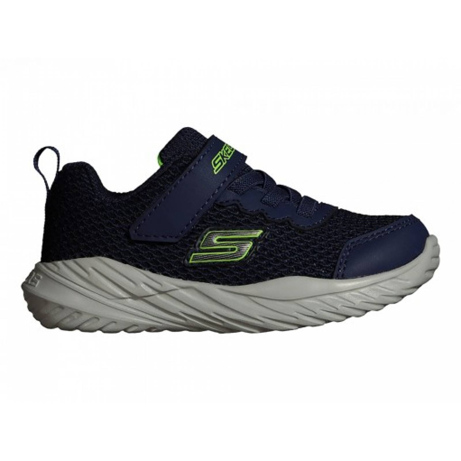 Tenis SKECHERS 400083 NNVLM NAVY LIMON NITRO SPRINT  11 16 NIÑOS