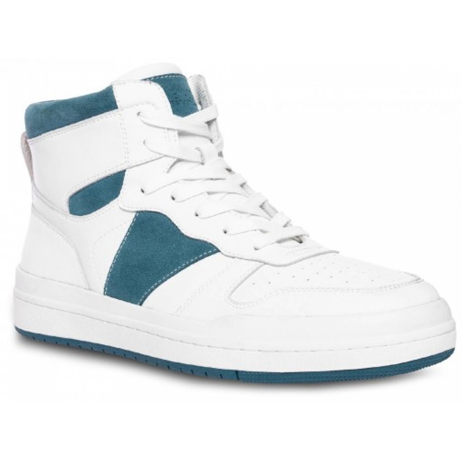 TENIS STEVE MADDEN OSCAR WHITE BLUE  26 30 CABALLEROS