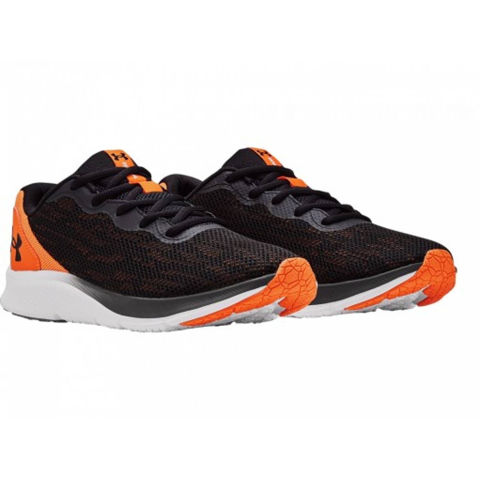 Tenis UNDER ARMOUR 3 024137 005 BLACK TEAM ORANGE HALO GRAY UA SHADOW  25 33 Hombre