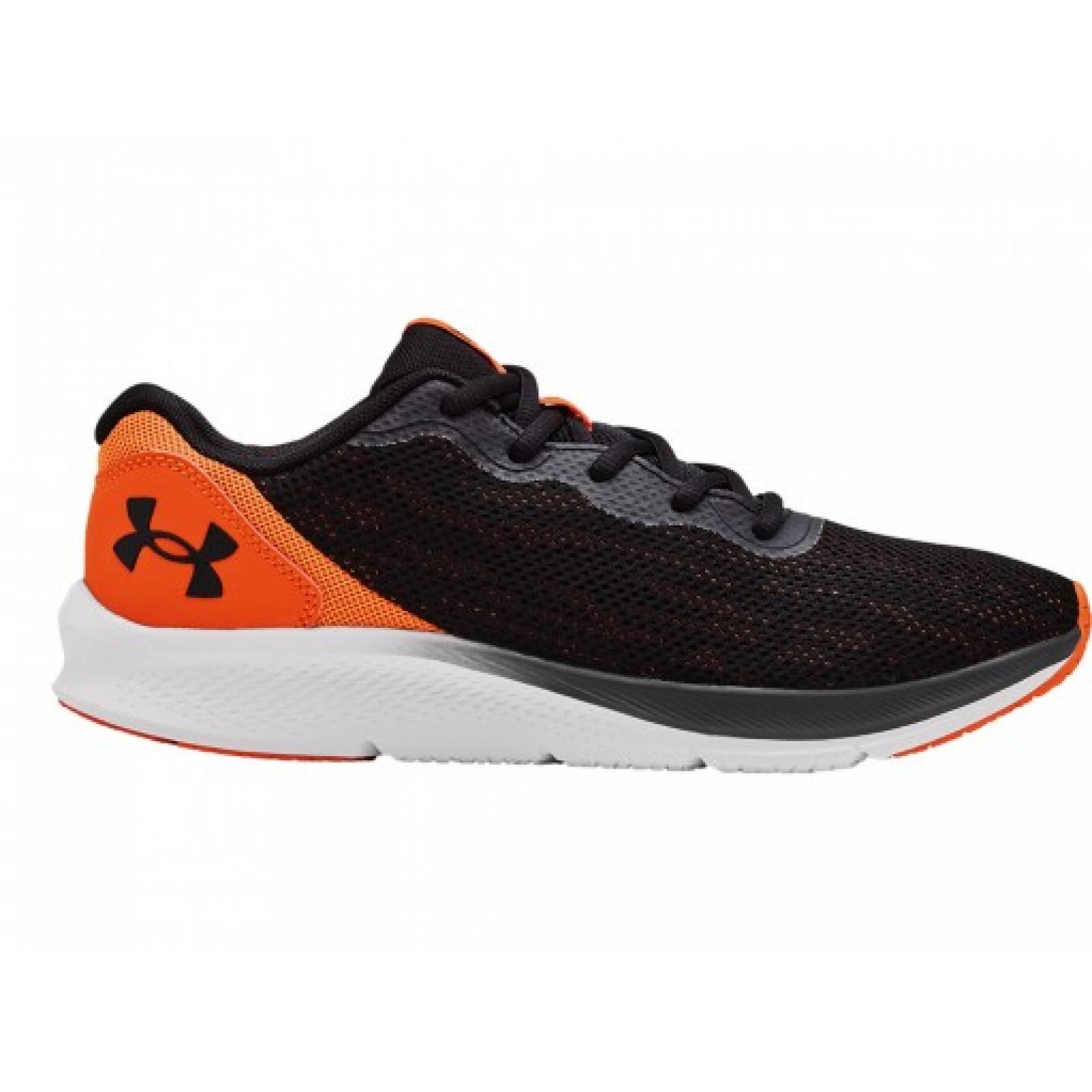 Tenis UNDER ARMOUR 3 024137 005 BLACK TEAM ORANGE HALO GRAY UA SHADOW  25 33 Hombre