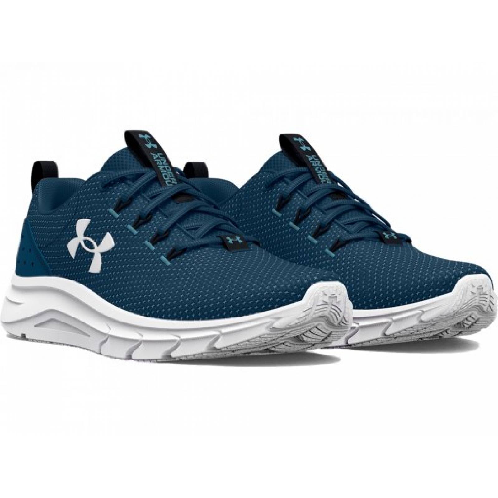 Tenis UNDER ARMOUR 3 024880 400 DEEP SEA BLACK HALO GRAY UA PHADE RN 2  25 33 Hombre