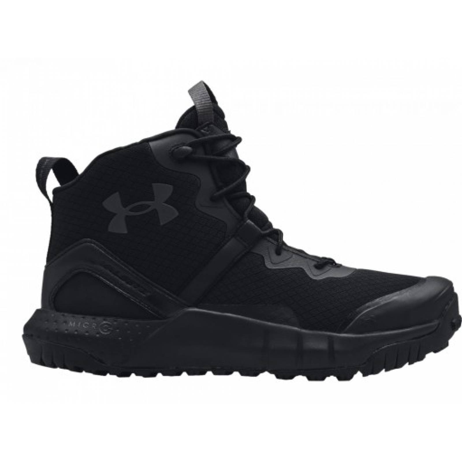 BOTA UNDER ARMOUR 3 023747 001 BLACK BLACK JET GRAY UA MICRO G VALSETZ ZIP MID 25 33 Hombre