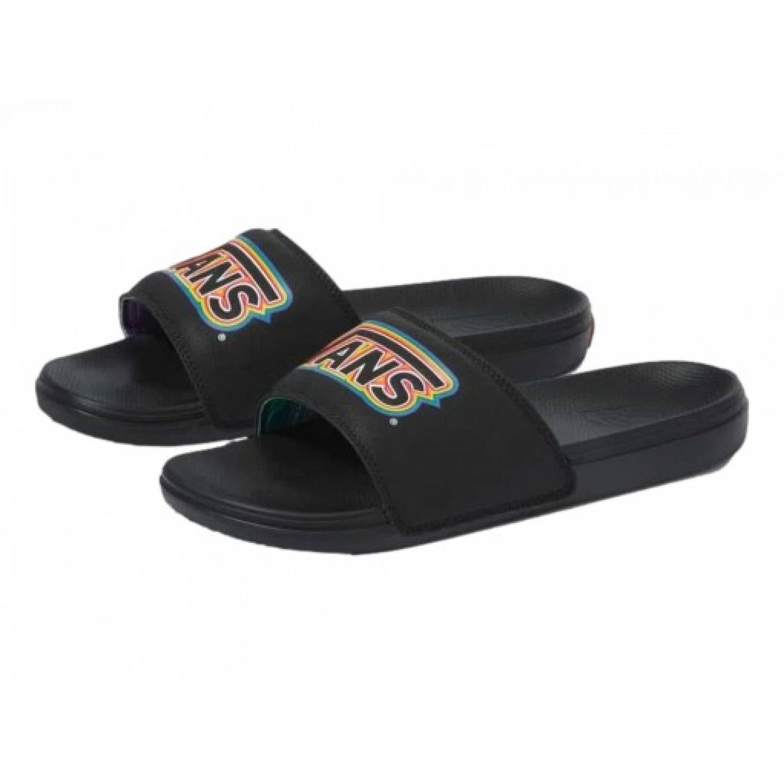 SANDALIAS VANS 5 HF5AN8 (PRIDE) BLACK BLACK LA COSTA SLIDE ON  25 31 Hombre