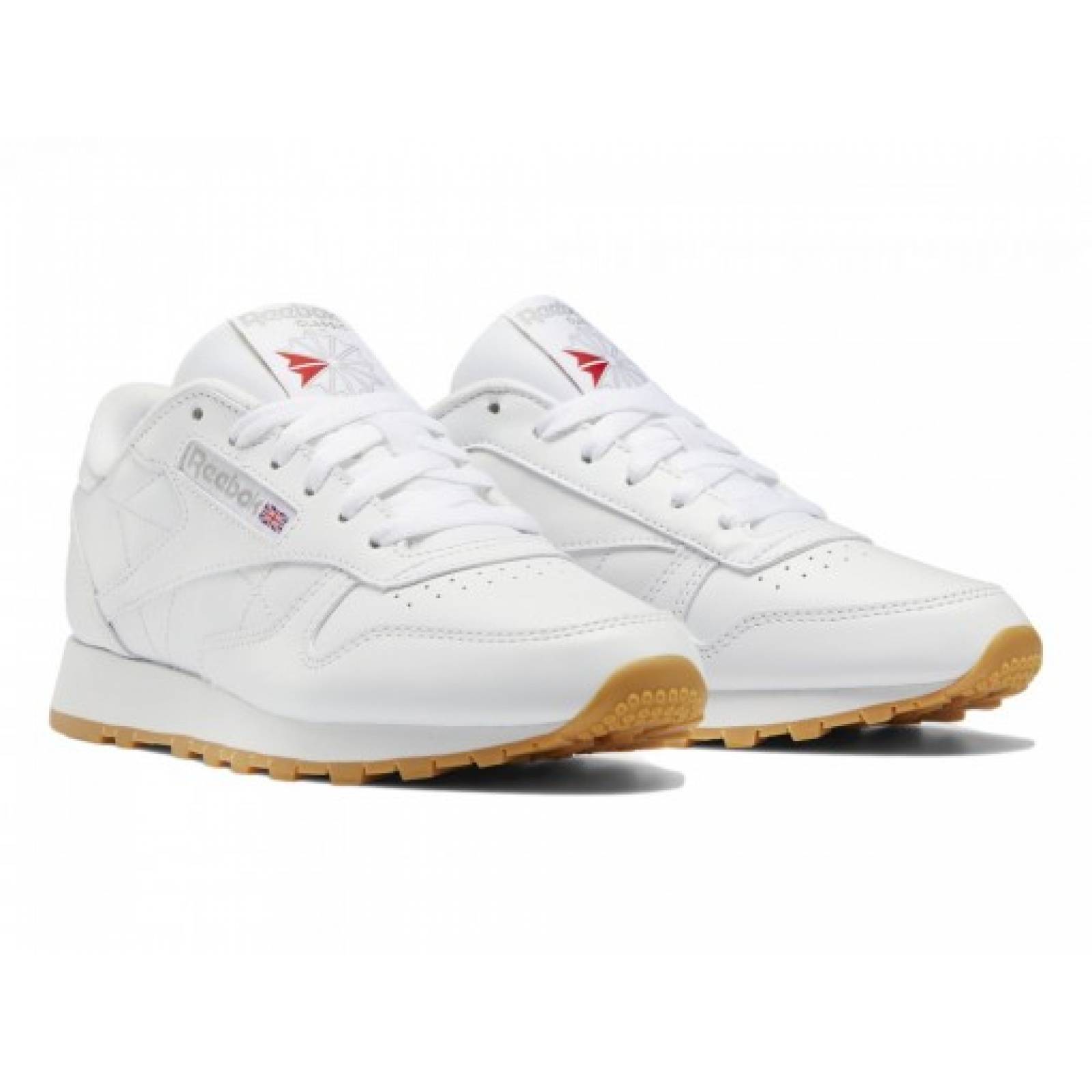 Tenis REEBOK GY0956 FTWR WHITE PURE GREY 3 REEBOK RUBBER GUM CLASSIC LEATHER 22 26 DAMAS